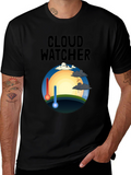 Cloud Watcher Graphic T-Shirt Weather Enthusiast Tee