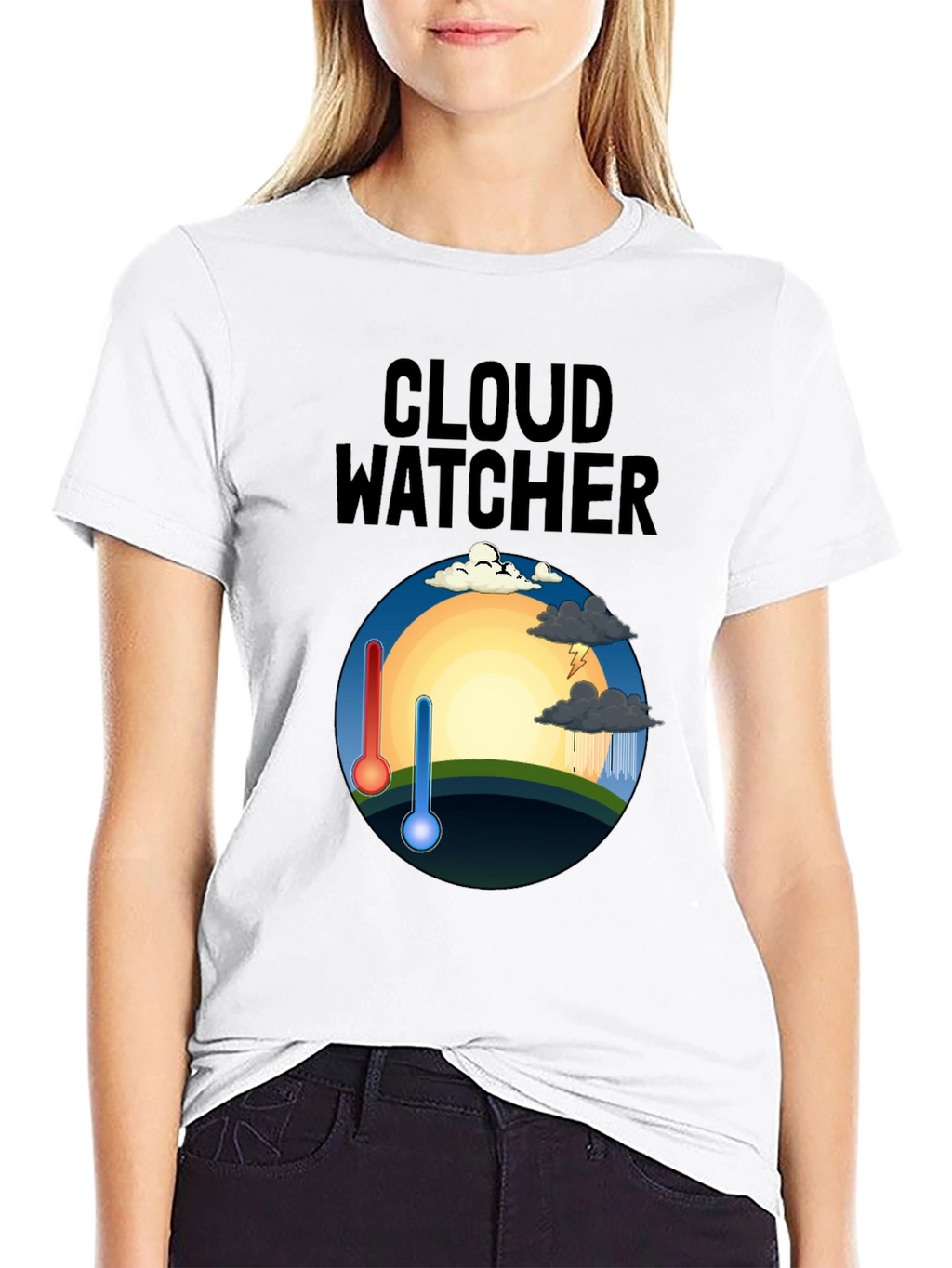 Cloud Watcher Graphic T-Shirt Weather Enthusiast Tee