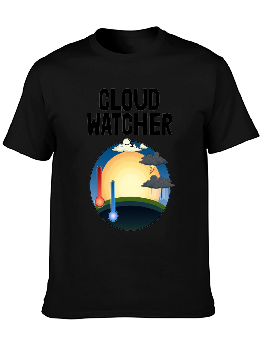Cloud Watcher Graphic T-Shirt Weather Enthusiast Tee