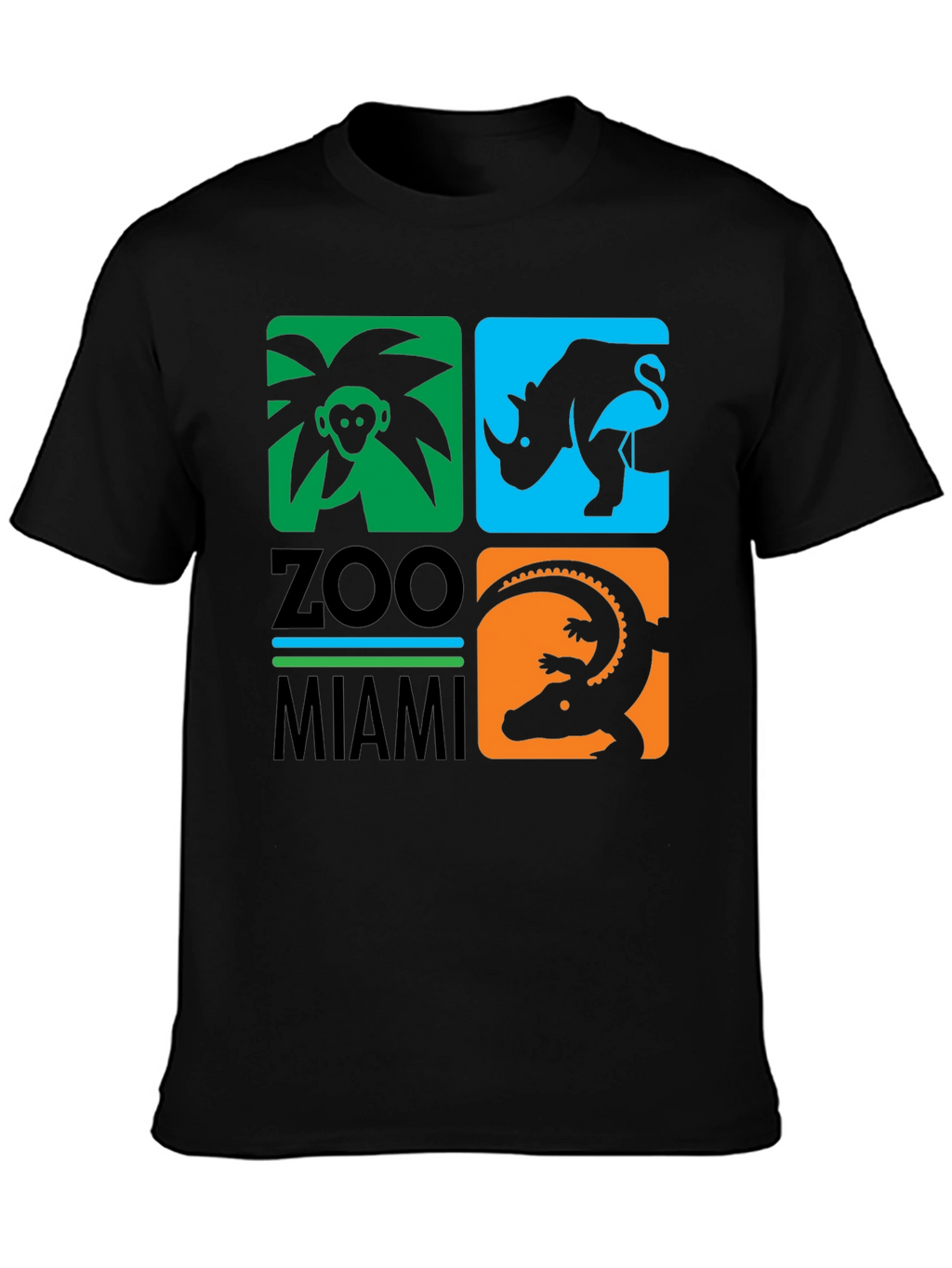 Zoo Miami T-Shirt Animal Graphic Tee
