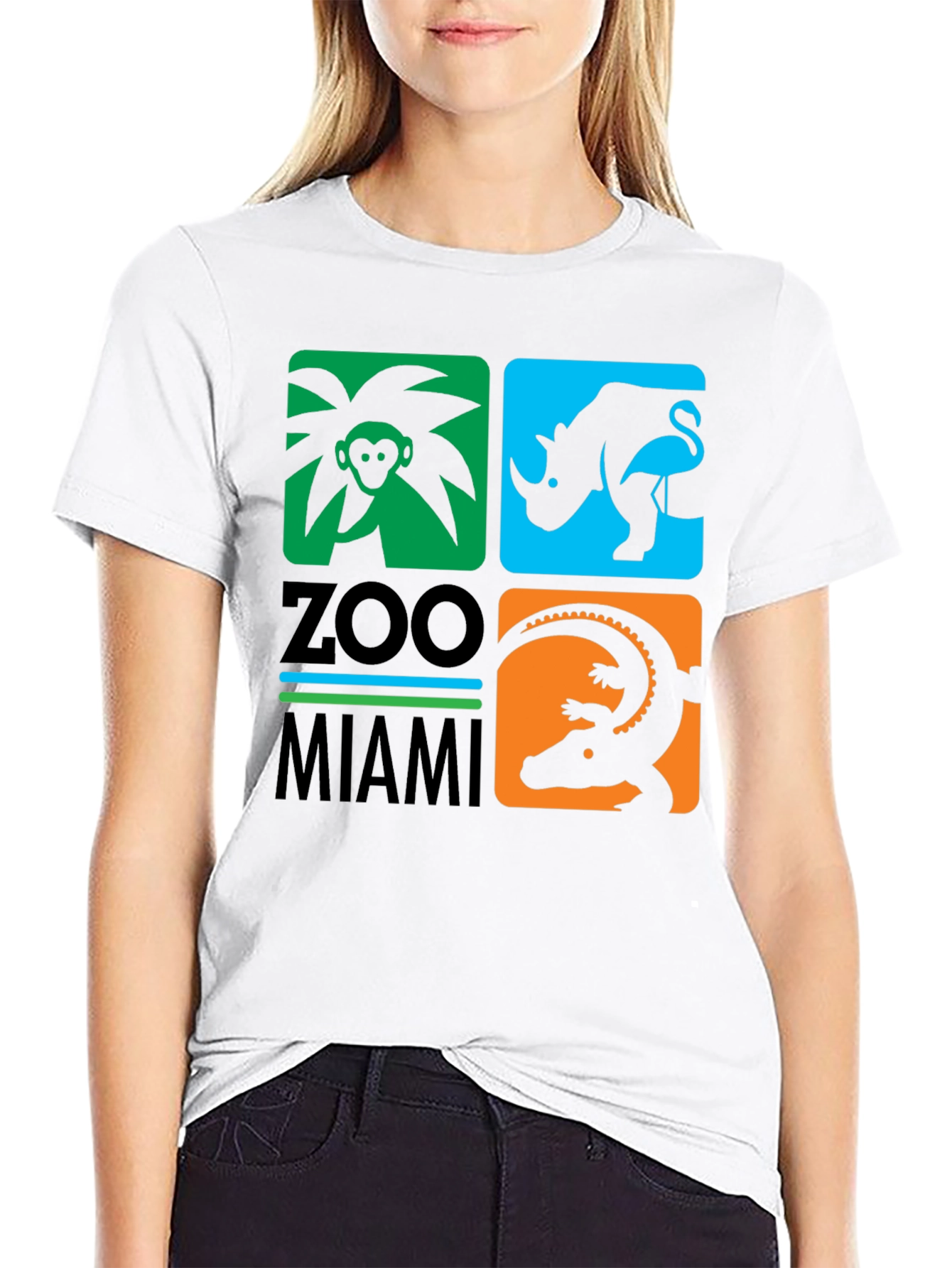 Zoo Miami T-Shirt Animal Graphic Tee