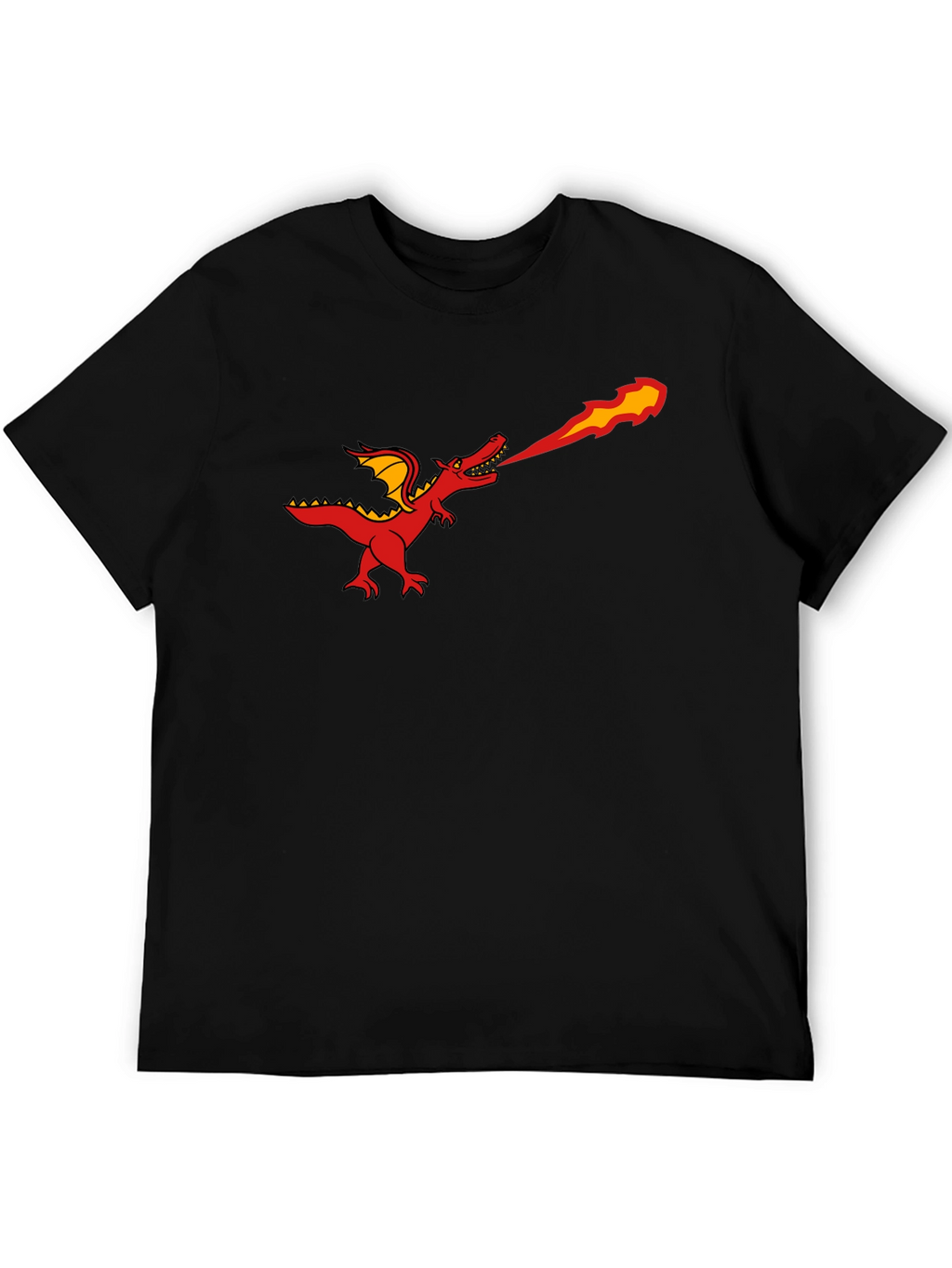 Fire Breathing Dragon T-Shirt - Graphic Tee