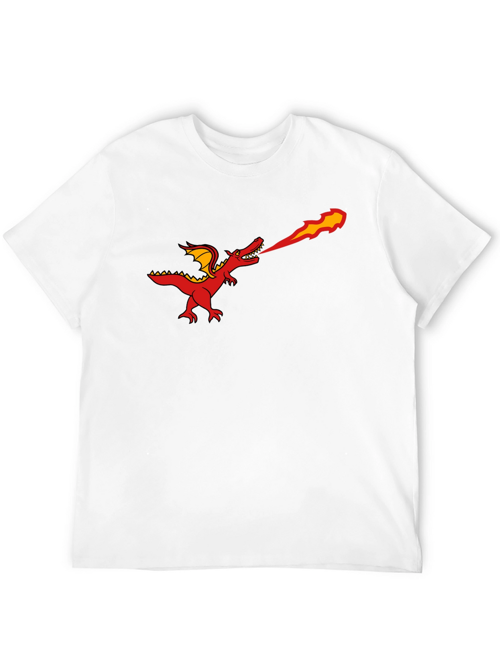 Fire Breathing Dragon T-Shirt - Graphic Tee