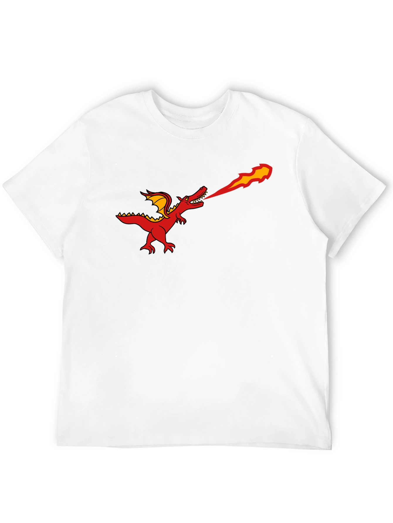 Fire Breathing Dragon T-Shirt - Graphic Tee