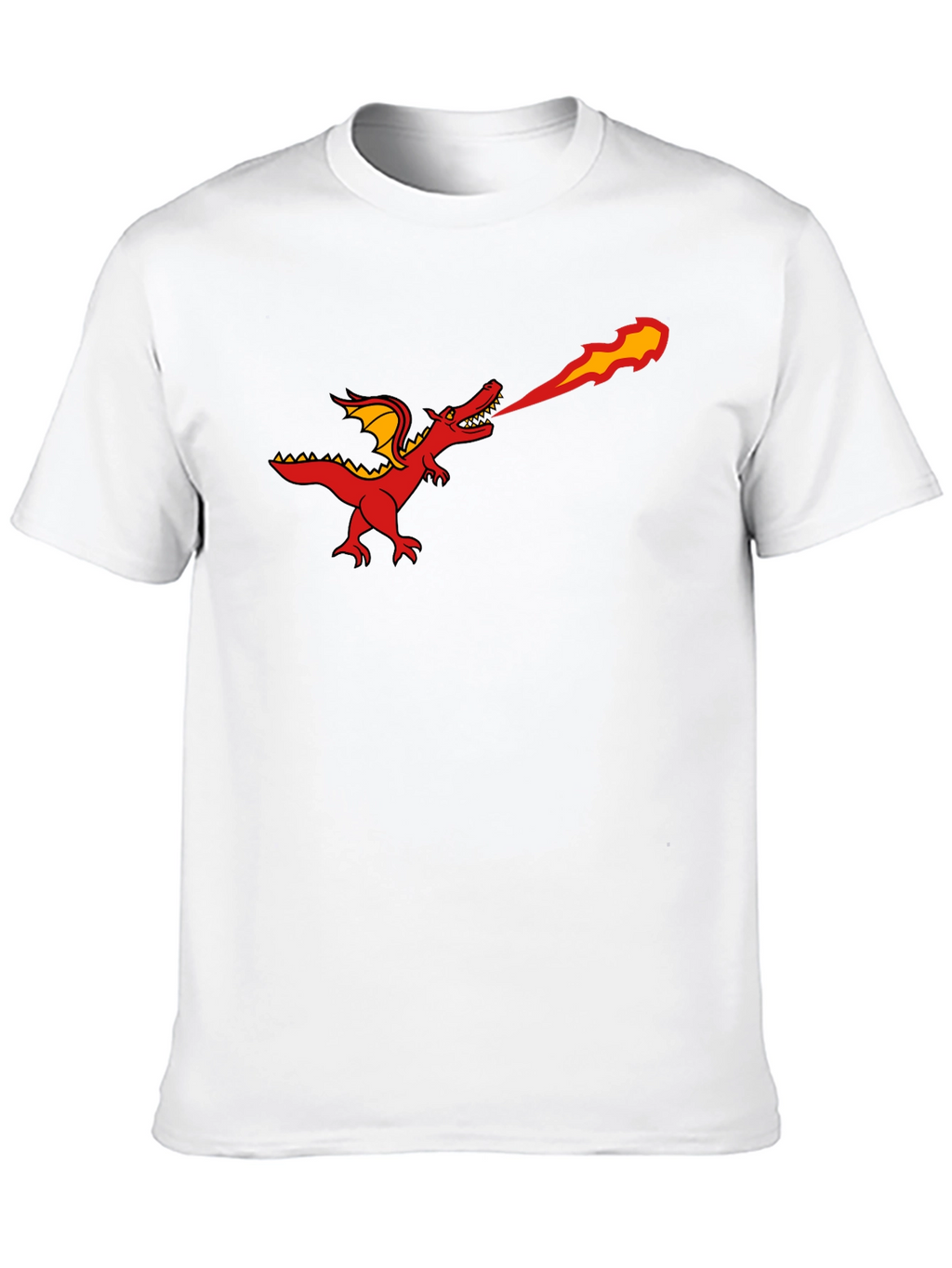Fire Breathing Dragon T-Shirt - Graphic Tee
