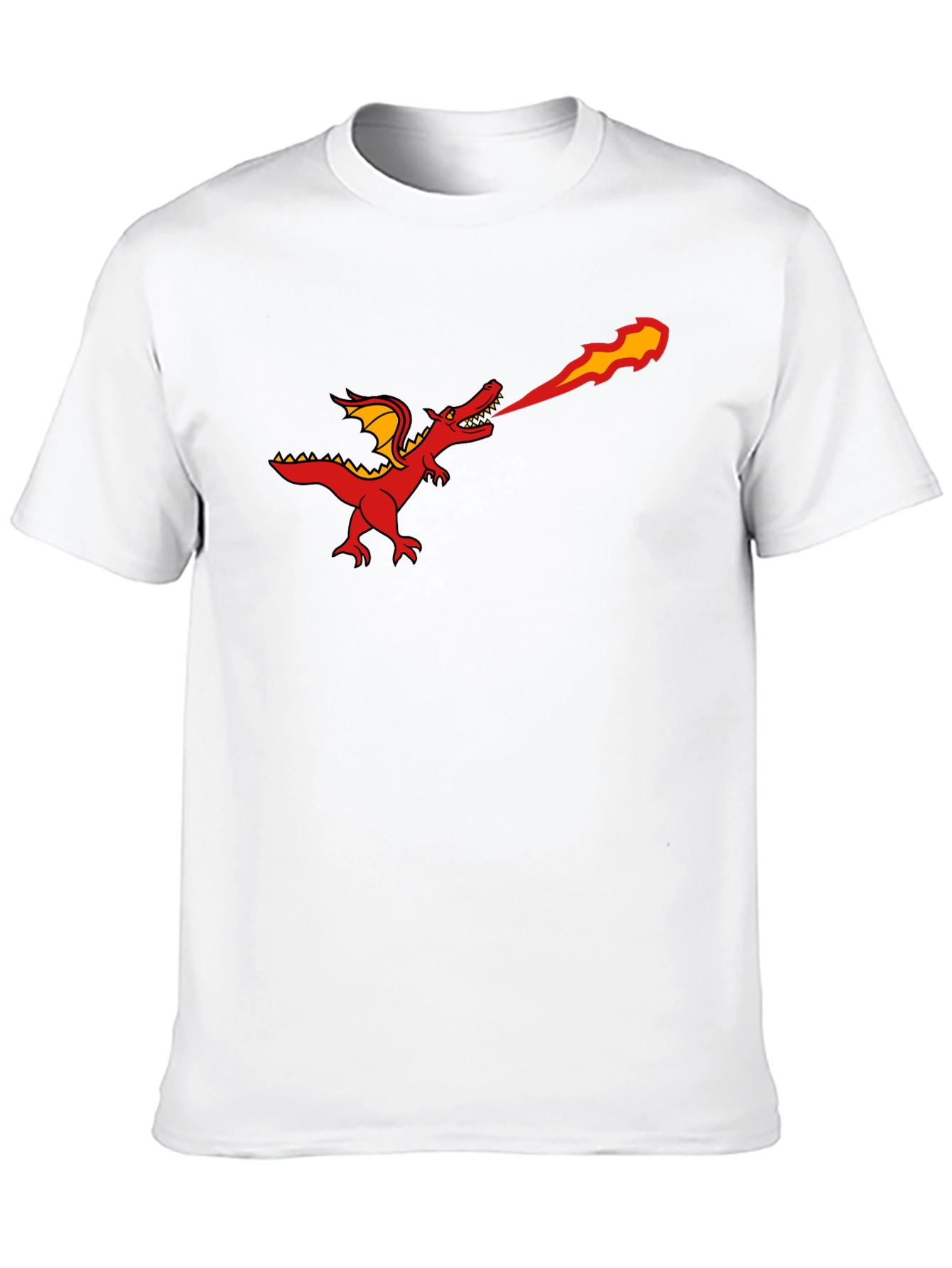 Fire Breathing Dragon T-Shirt - Graphic Tee