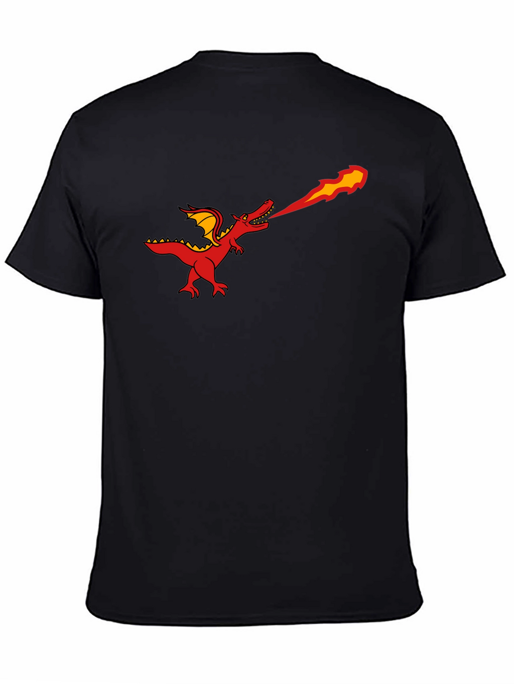 Fire Breathing Dragon T-Shirt - Graphic Tee