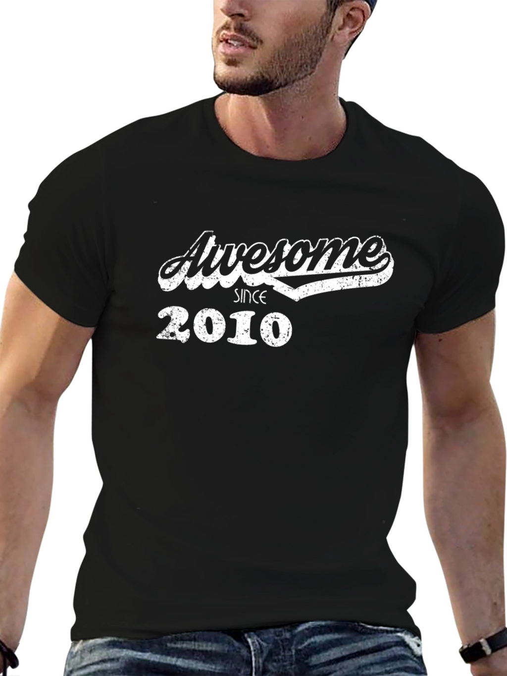 Awesome Since 2010 Black T-Shirt