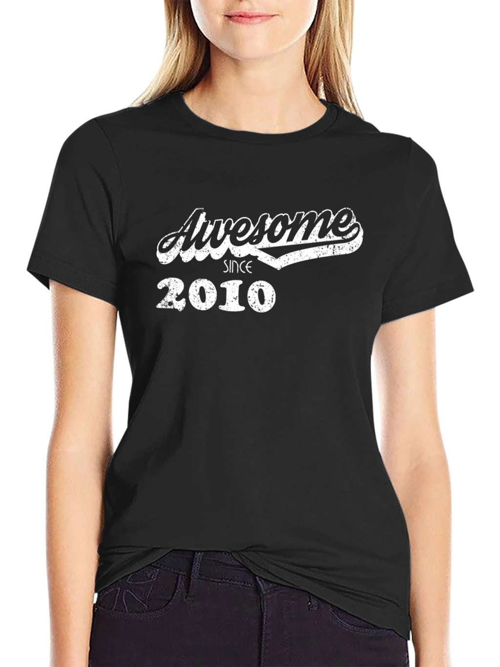 Awesome Since 2010 Black T-Shirt