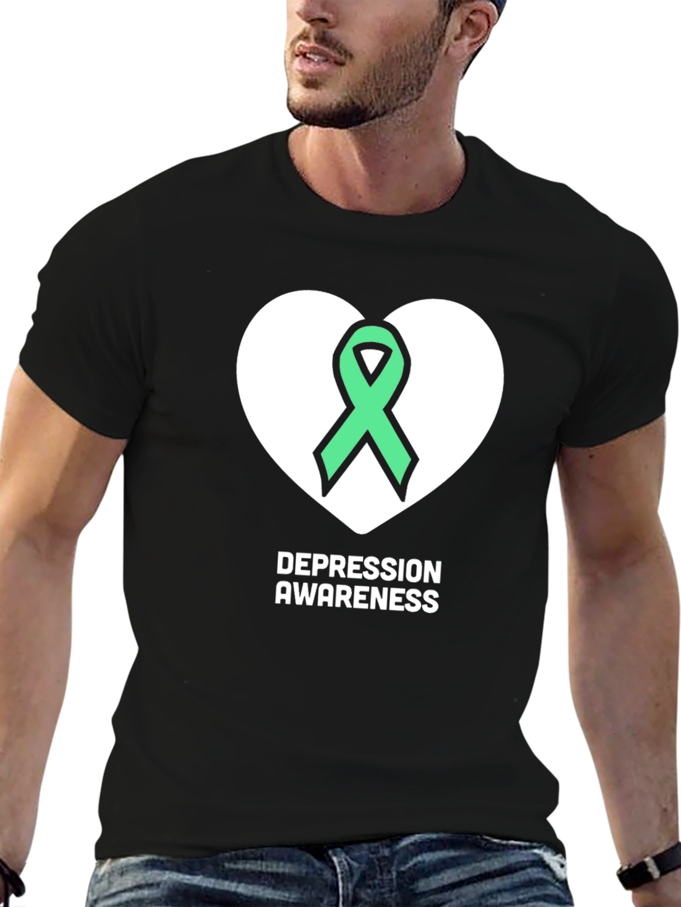 Depression Awareness Ribbon T-Shirt