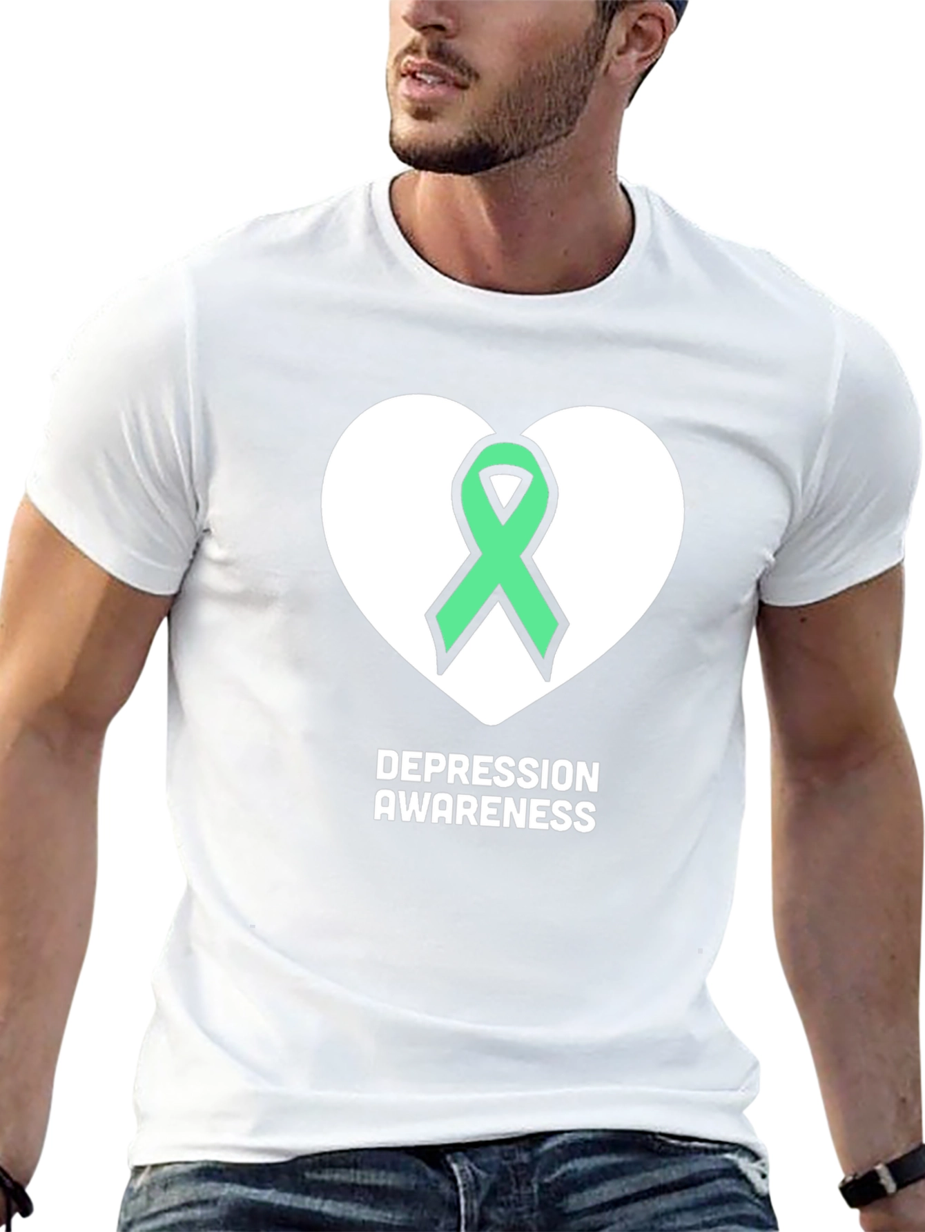 Depression Awareness Ribbon T-Shirt