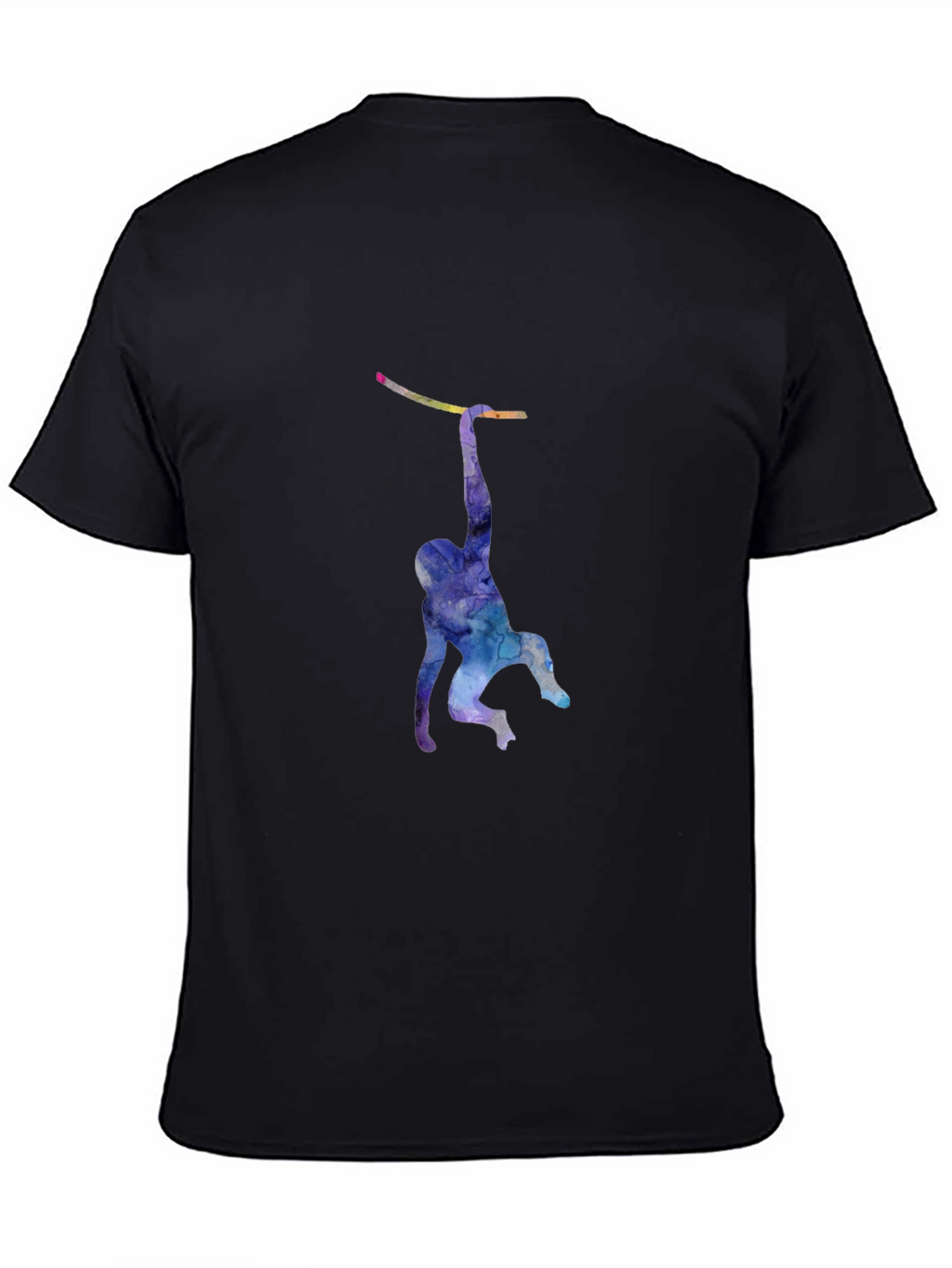 Monkeying Around: Mens Black Graphic T-Shirt