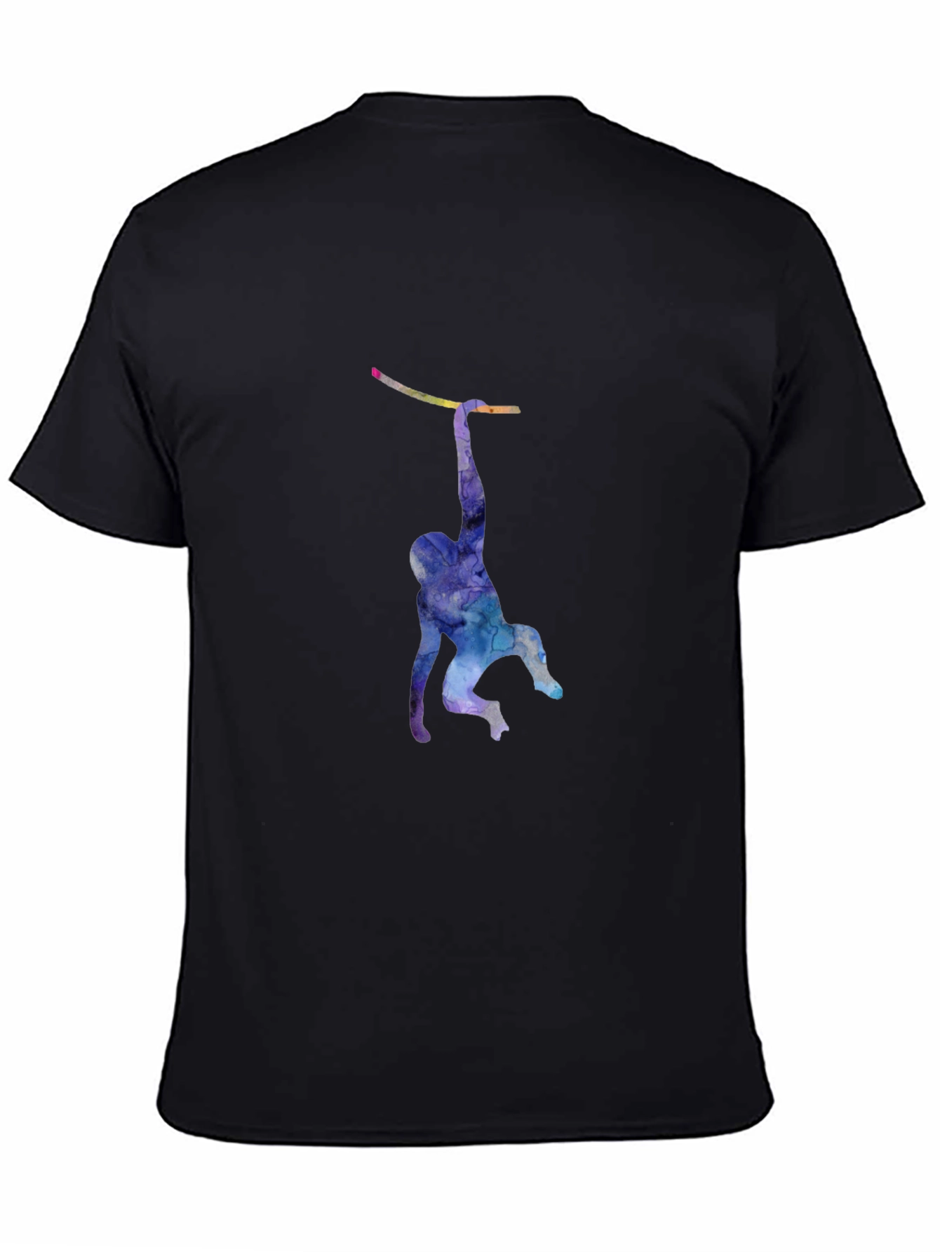 Monkeying Around: Mens Black Graphic T-Shirt
