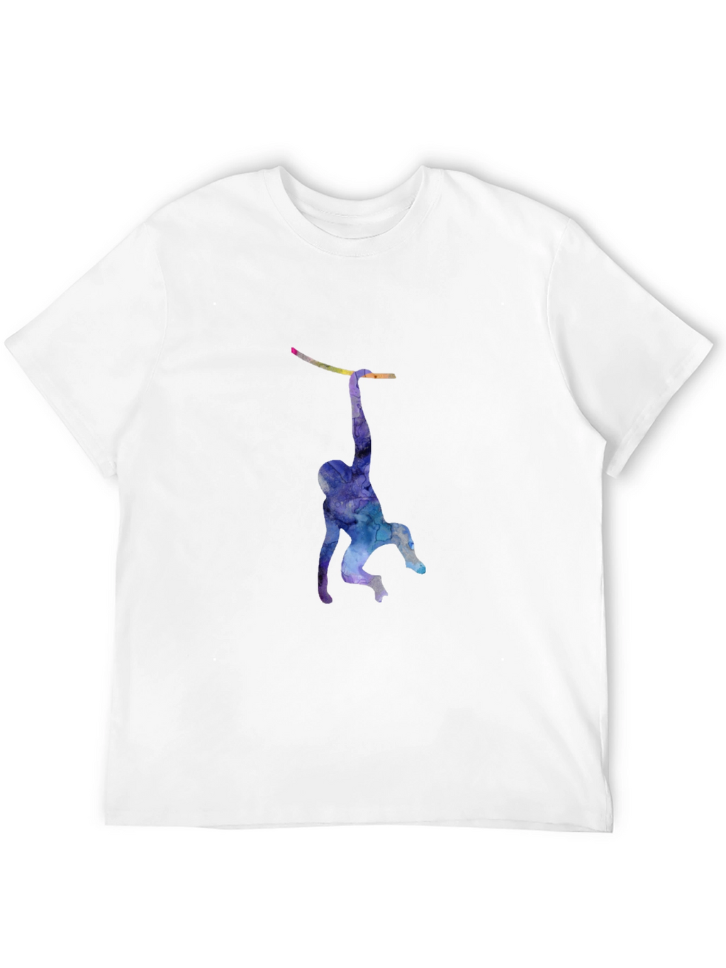 Monkeying Around: Mens Black Graphic T-Shirt