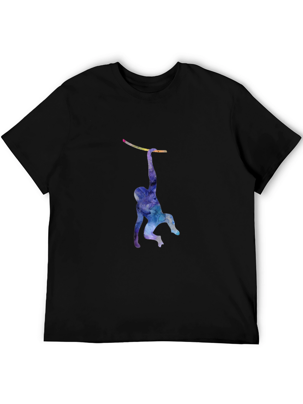 Monkeying Around: Mens Black Graphic T-Shirt