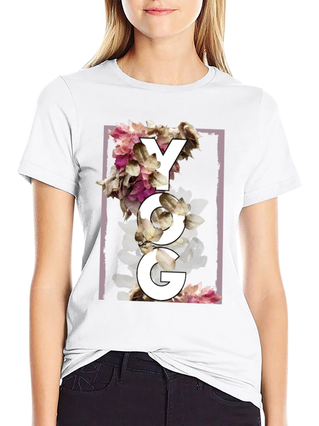 Floral YOG Graphic T-Shirt - Unisex
