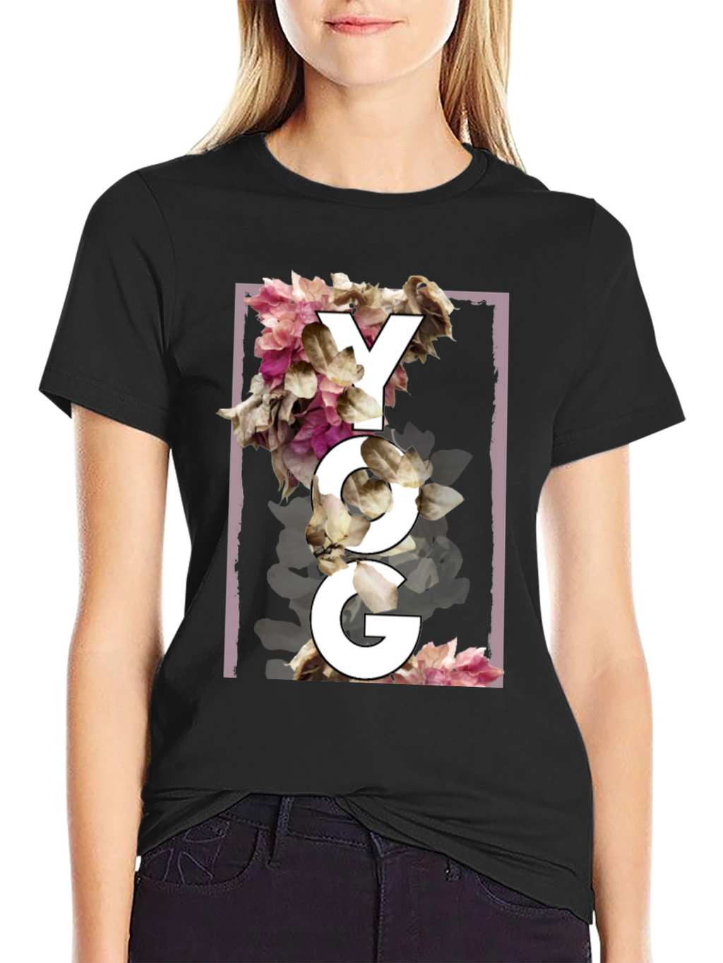 Floral YOG Graphic T-Shirt - Unisex