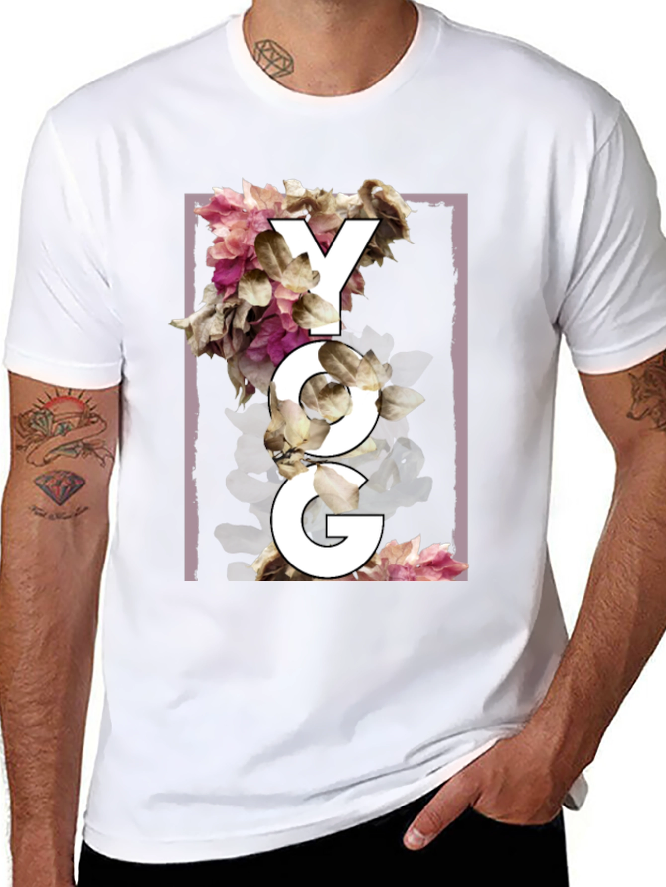 Floral YOG Graphic T-Shirt - Unisex