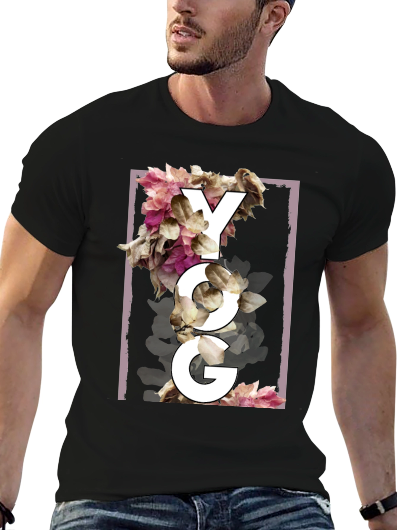 Floral YOG Graphic T-Shirt - Unisex