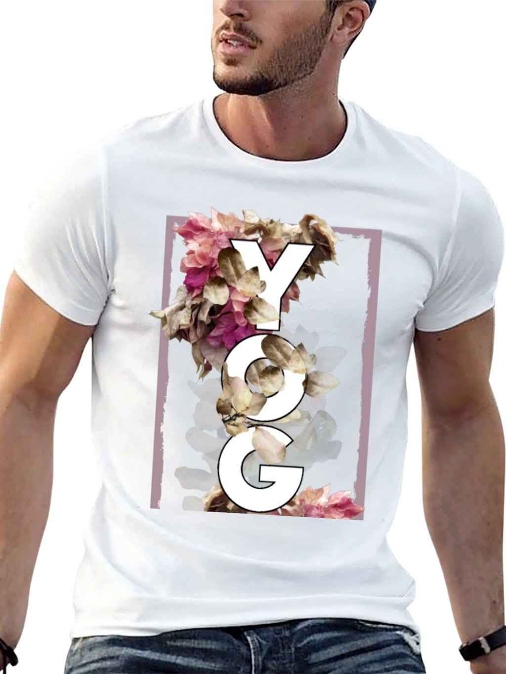 Floral YOG Graphic T-Shirt - Unisex