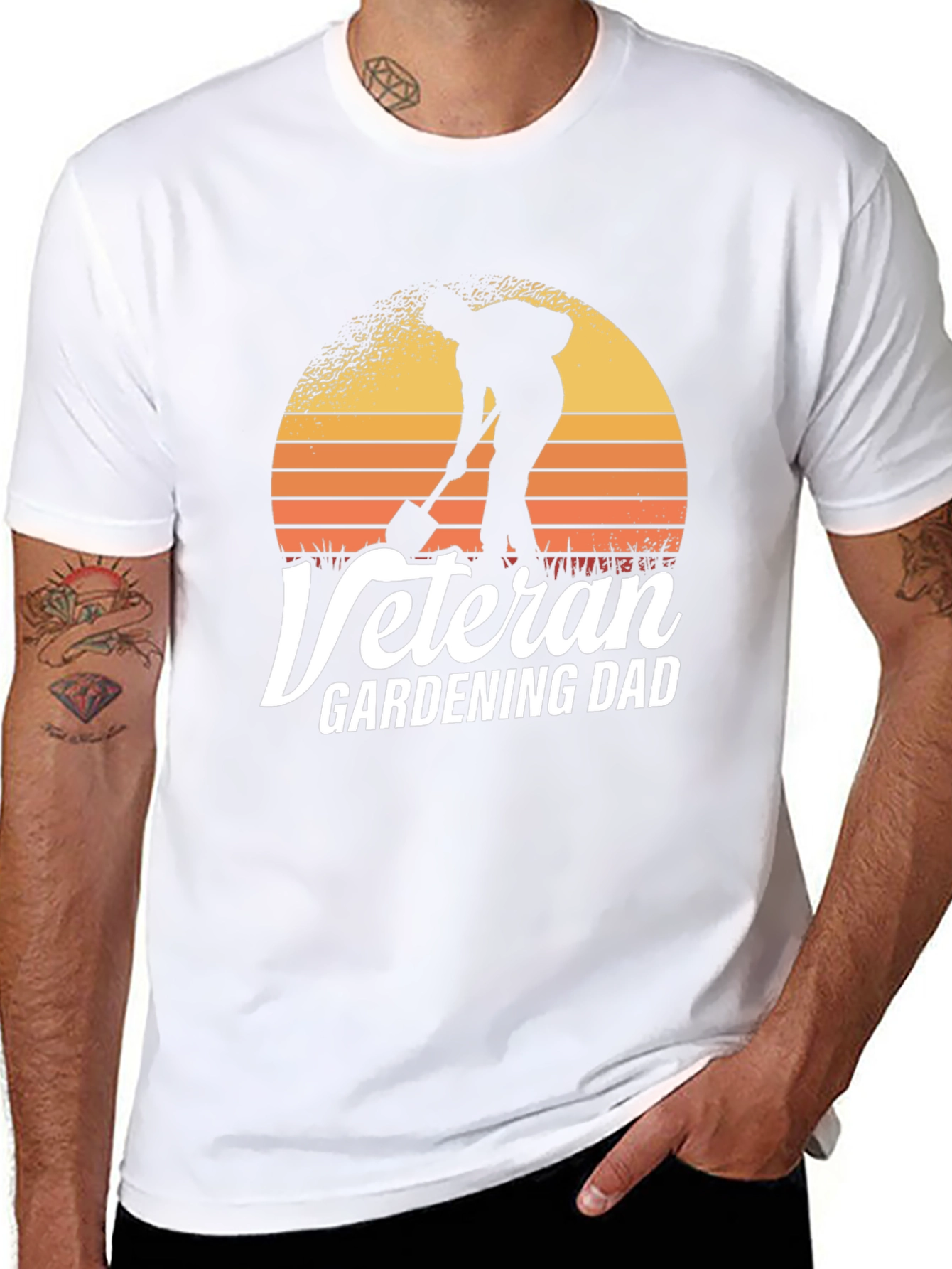 Veteran Gardening Dad T-Shirt