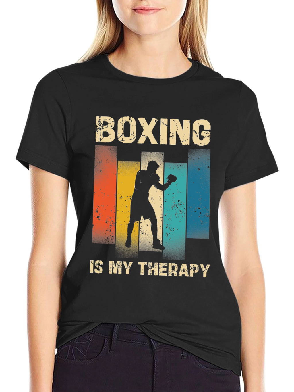 Boxing is My Therapy Graphic Tee