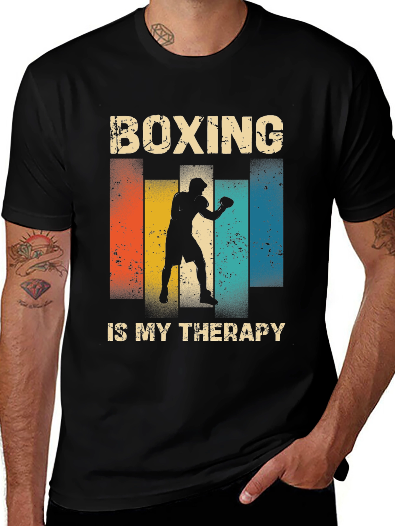 Boxing is My Therapy Graphic Tee