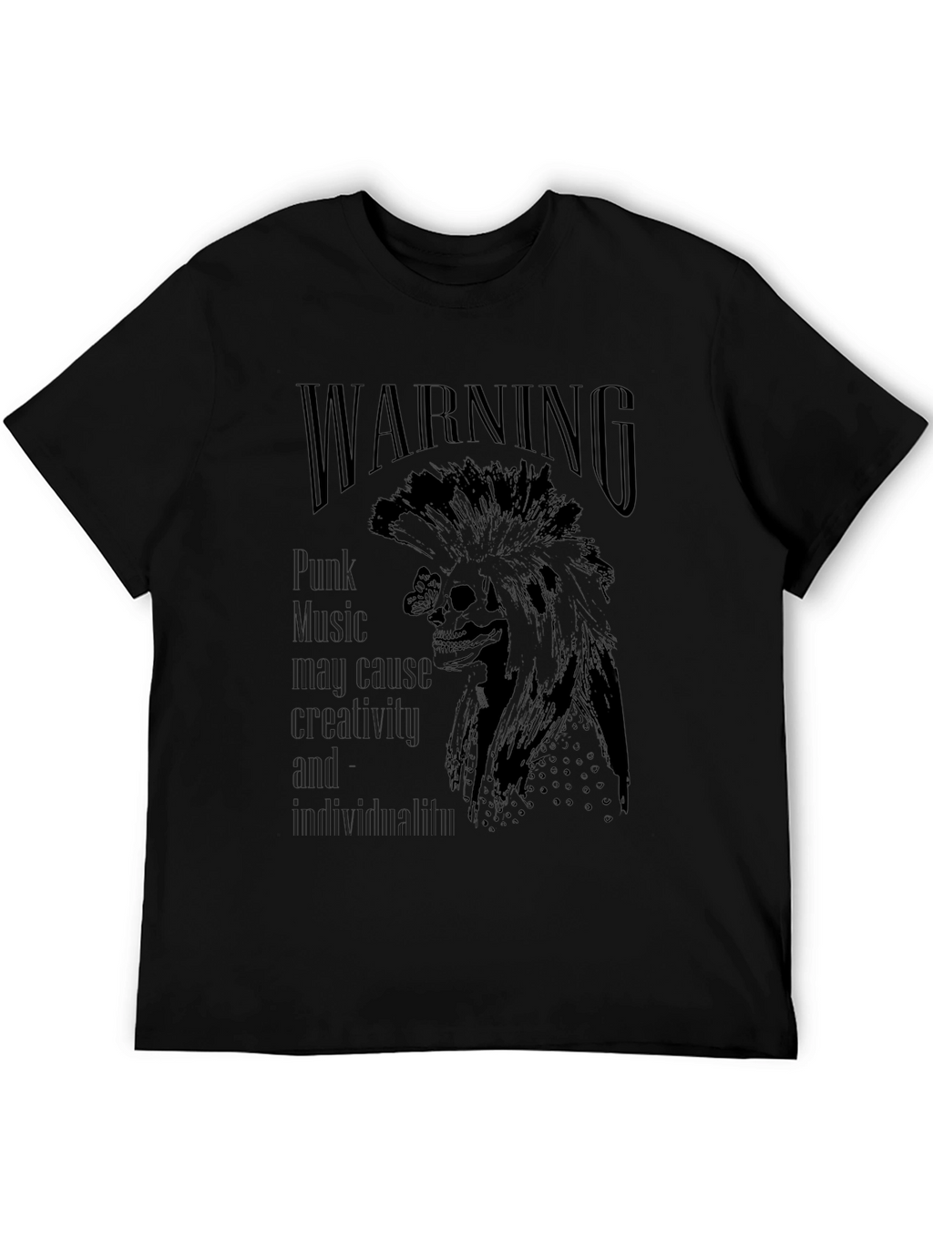 Punk Music Warning T-Shirt