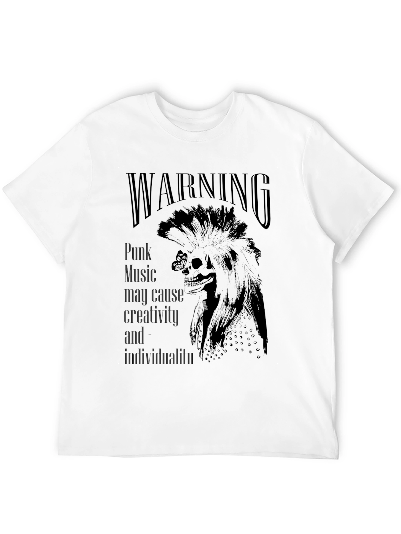 Punk Music Warning T-Shirt
