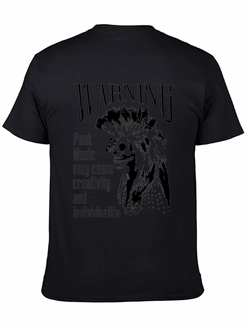 Punk Music Warning T-Shirt