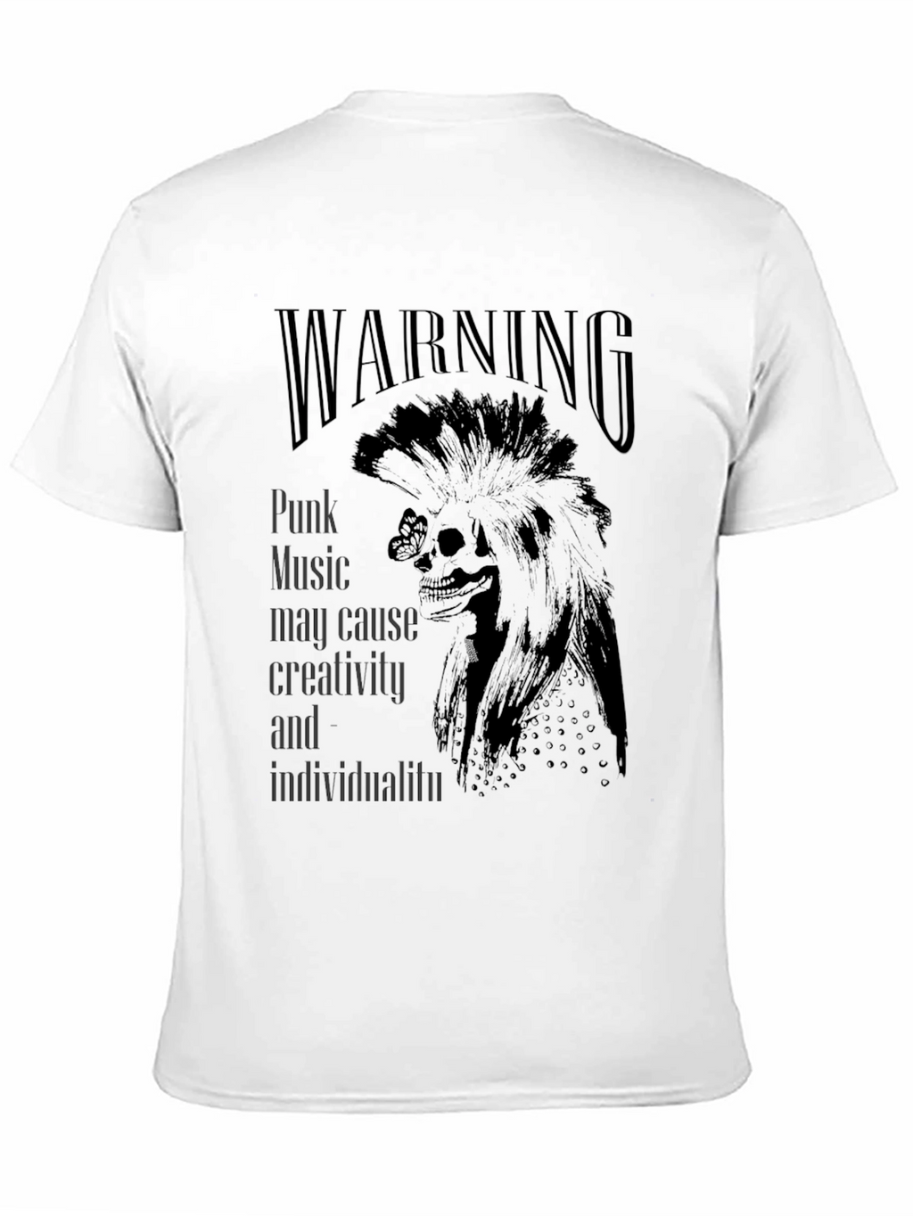 Punk Music Warning T-Shirt
