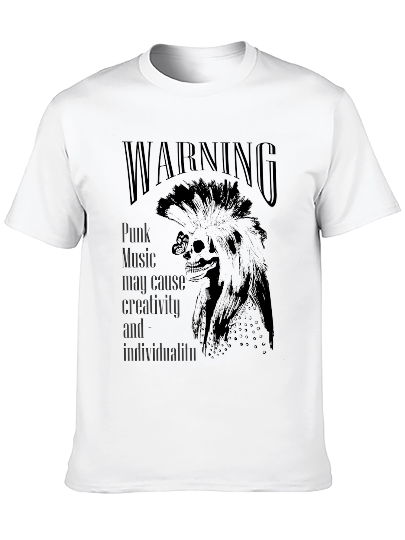 Punk Music Warning T-Shirt