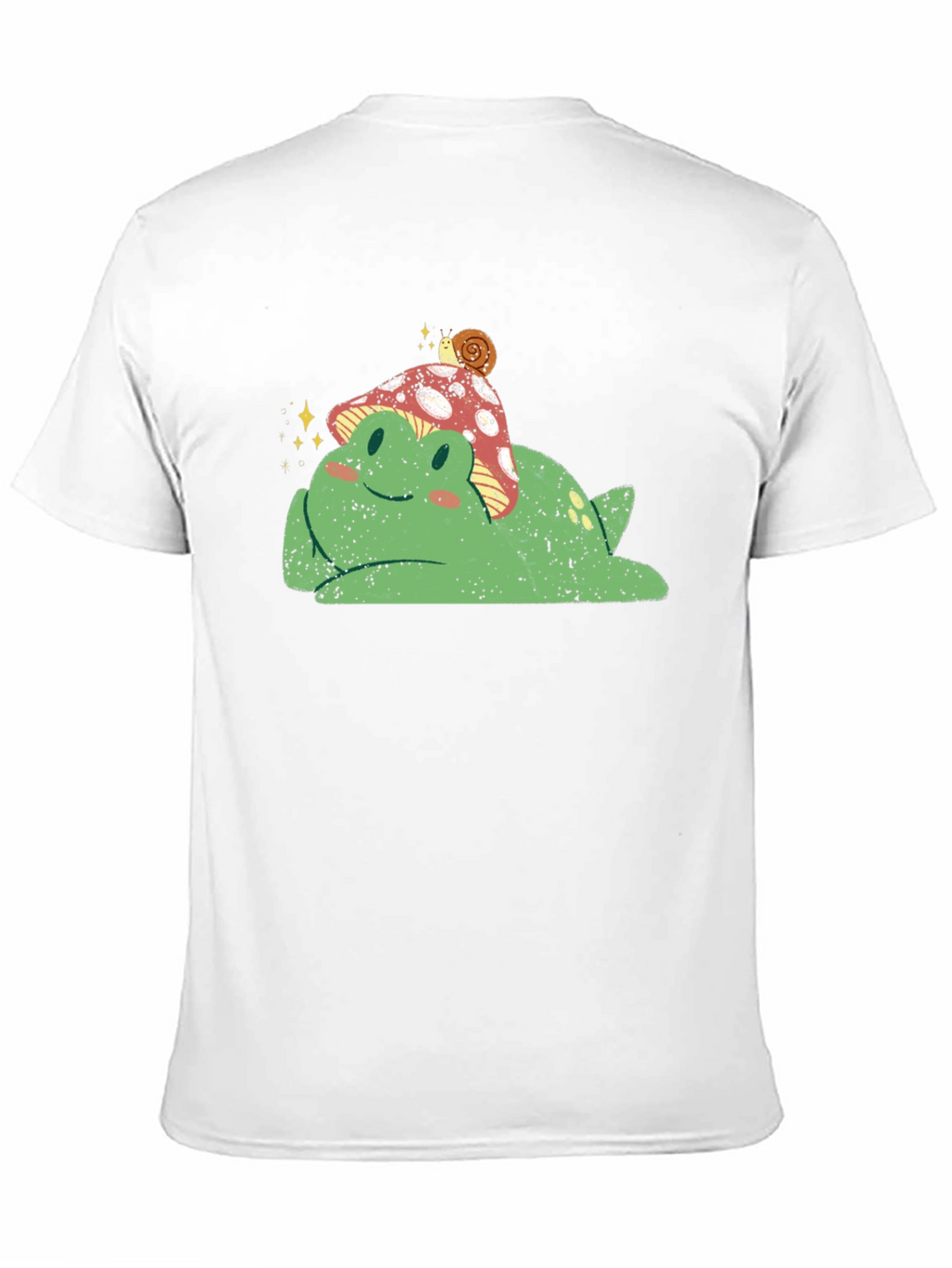 Frog with Mushroom Hat Graphic Tee