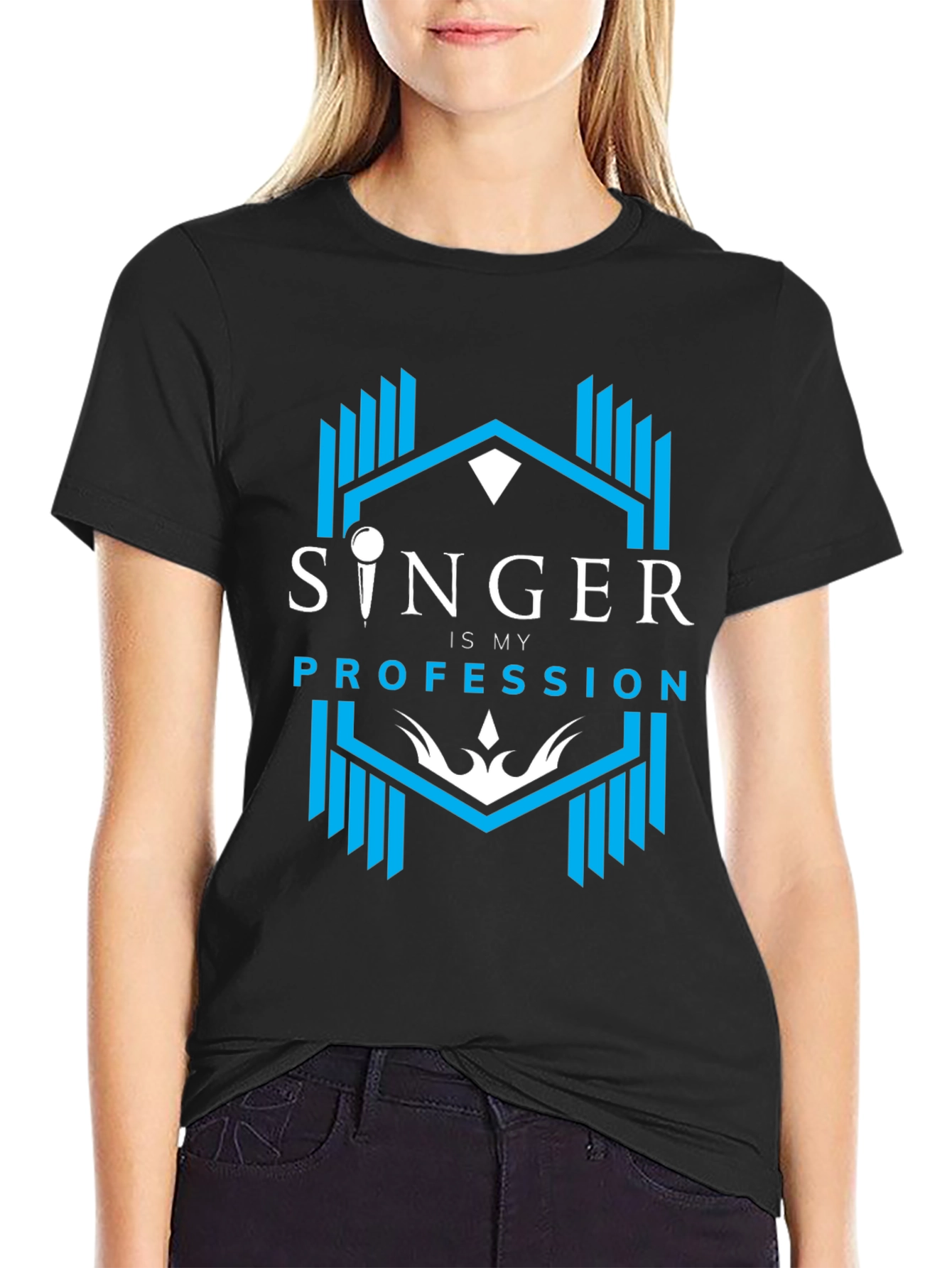 Singer is My Profession Graphic Tee - Music Lover Gift
