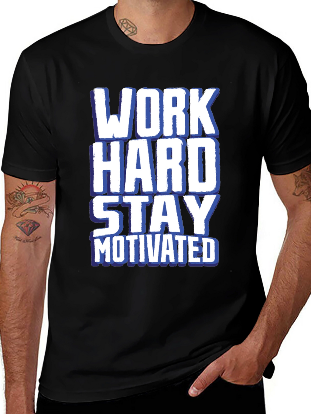 Work Hard Stay Motivated Graphic Tee