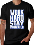 Work Hard Stay Motivated Graphic Tee