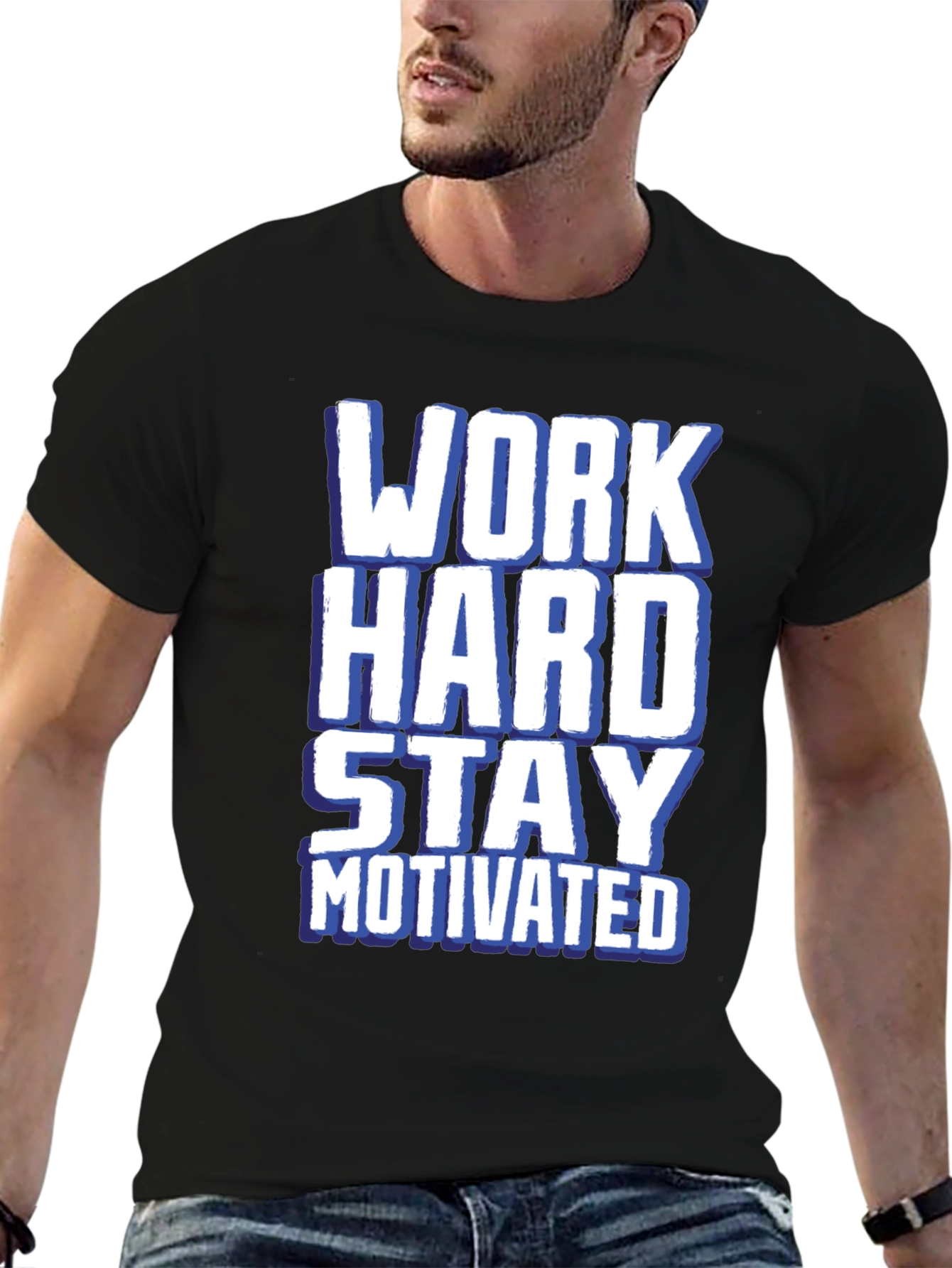Work Hard Stay Motivated Graphic Tee