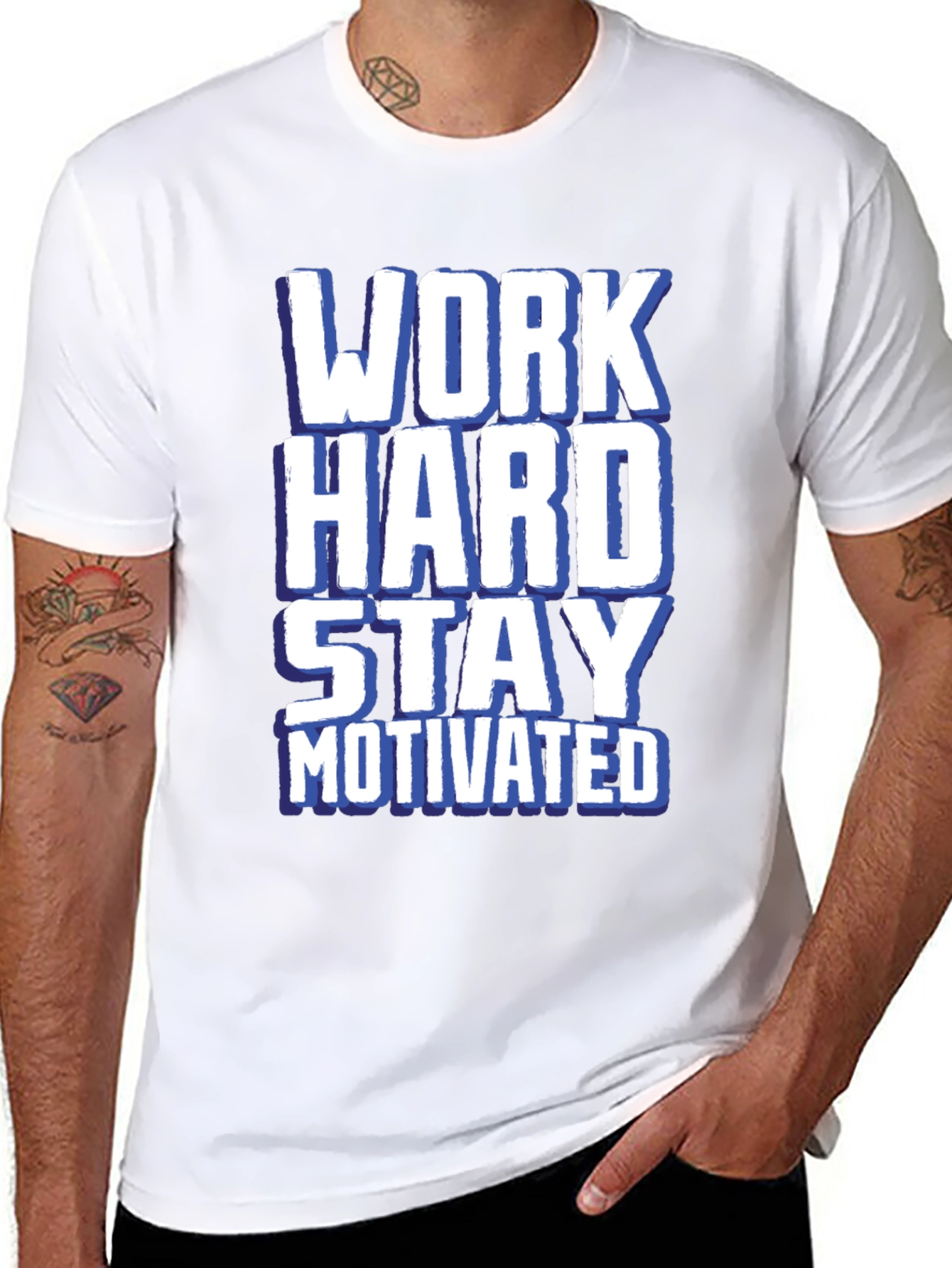 Work Hard Stay Motivated Graphic Tee