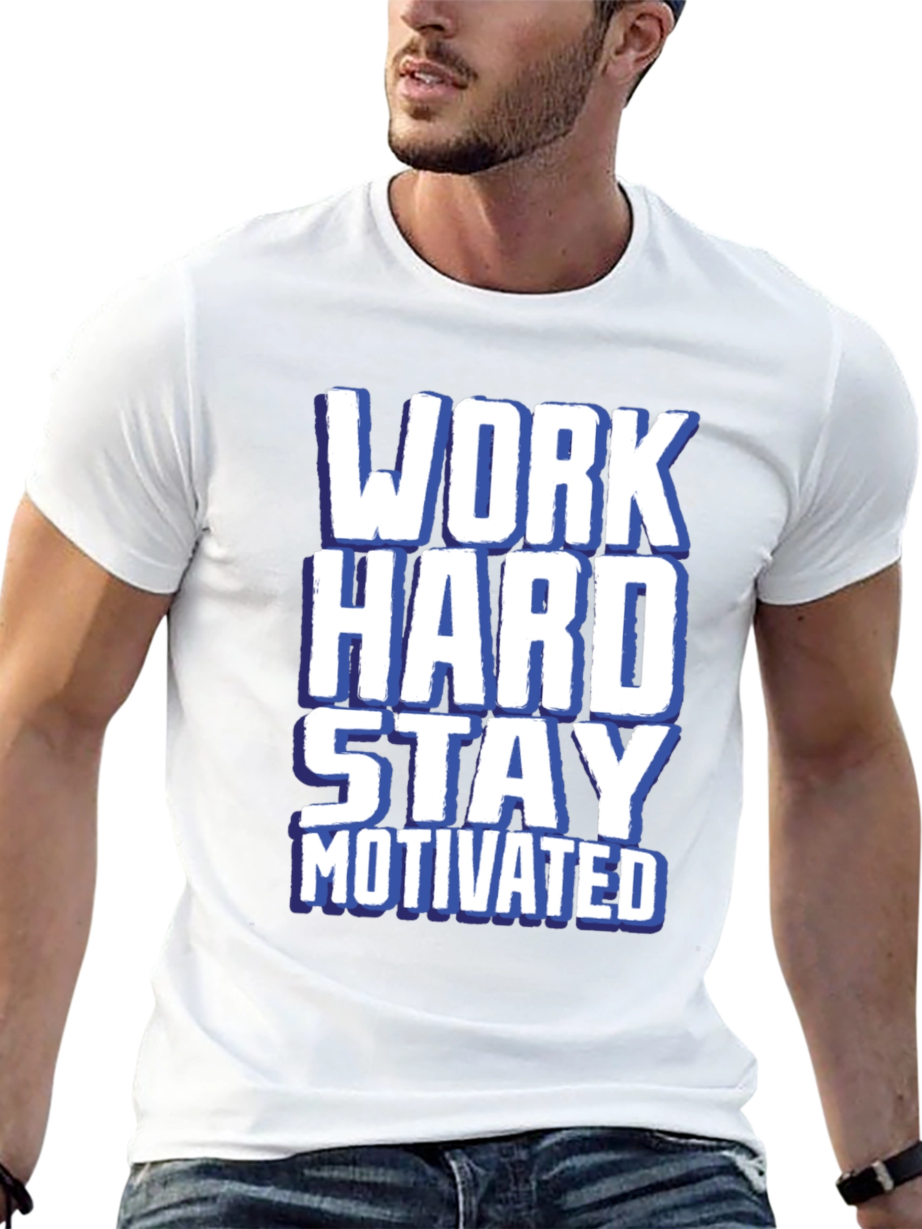 Work Hard Stay Motivated Graphic Tee