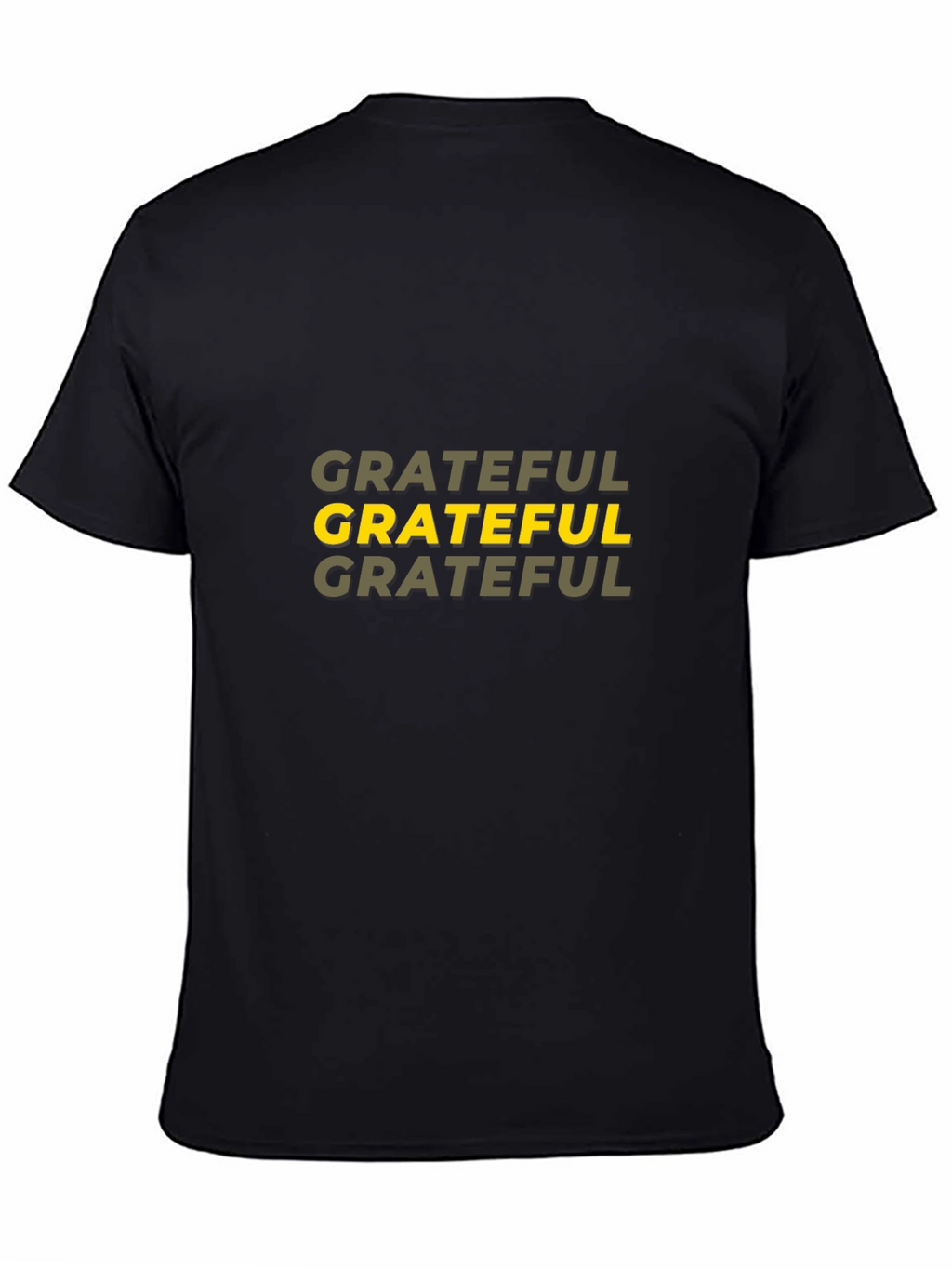 Grateful Graphic Tee - Stylish Black T-Shirt