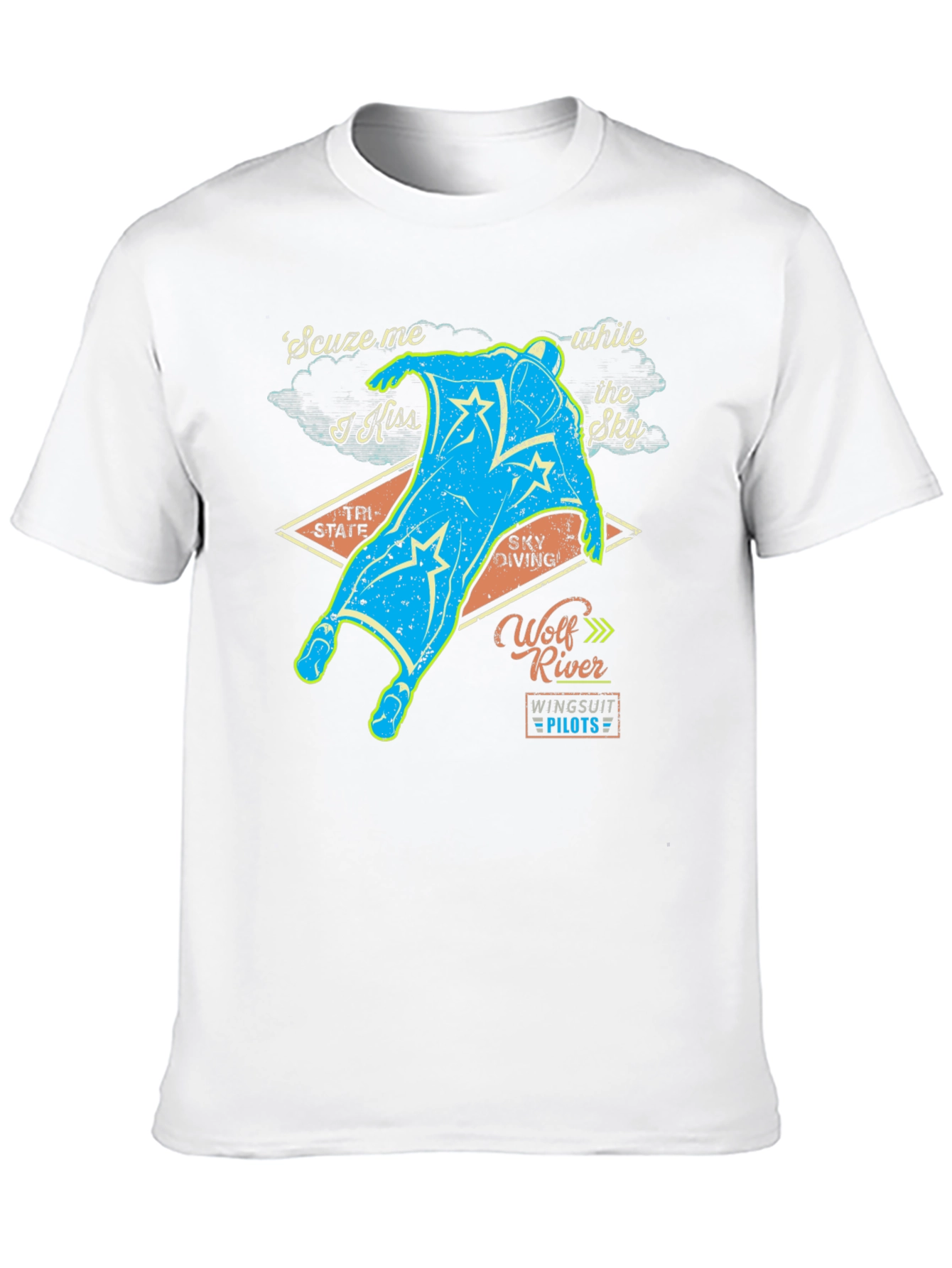 Wolf River Wingsuit Pilots Graphic Tee