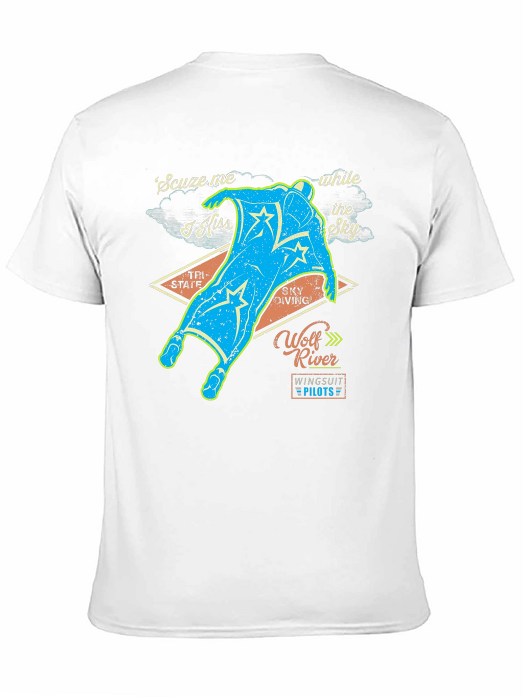 Wolf River Wingsuit Pilots Graphic Tee