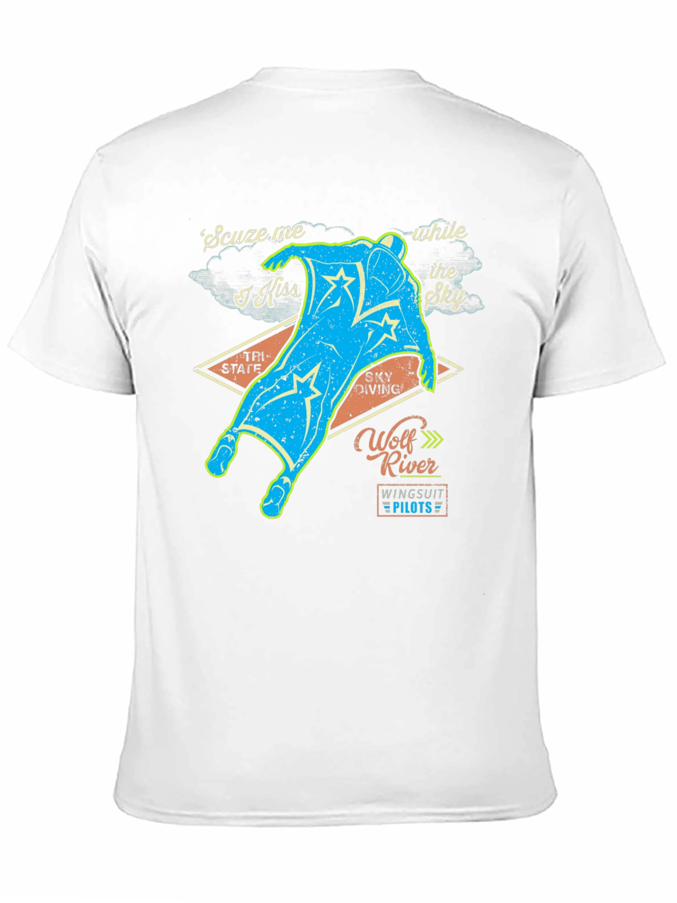 Wolf River Wingsuit Pilots Graphic Tee