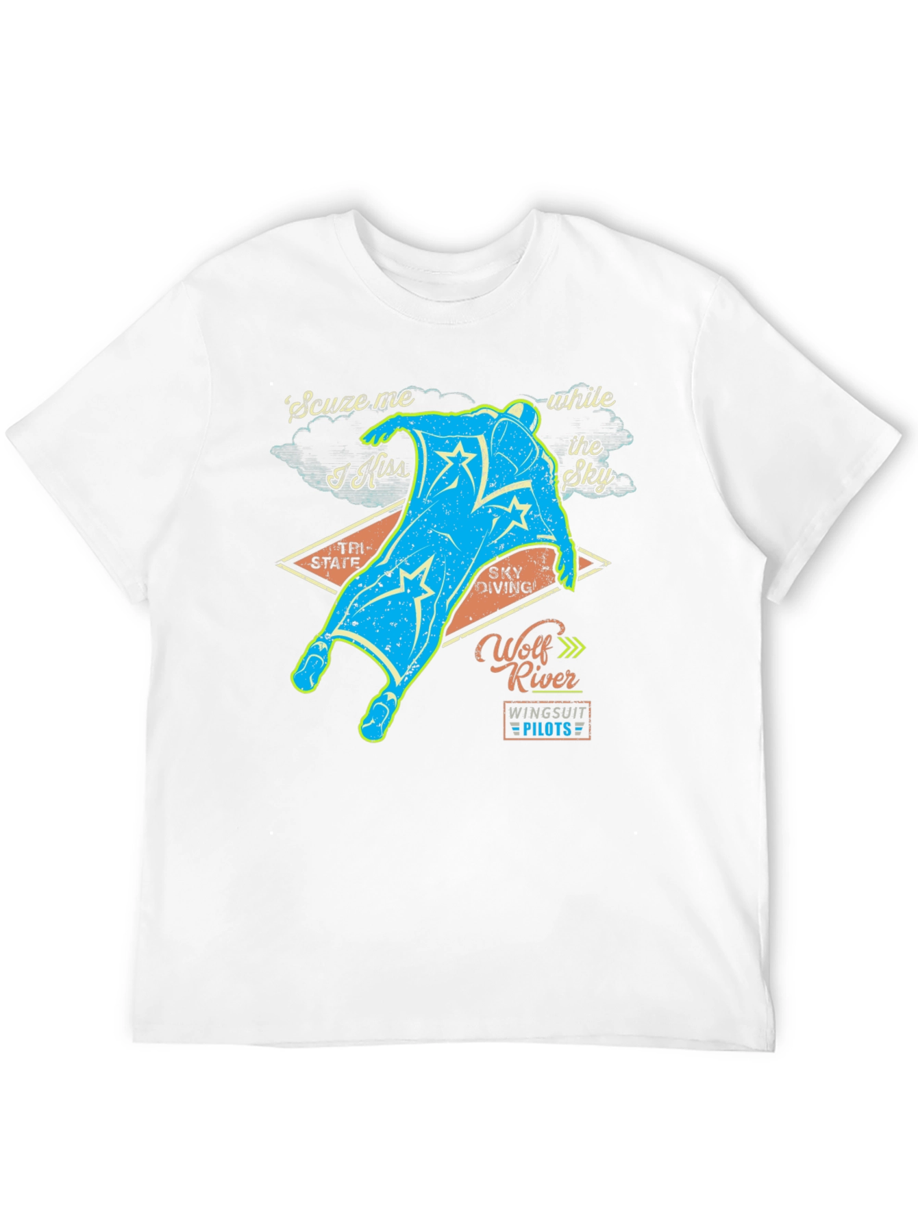 Wolf River Wingsuit Pilots Graphic Tee