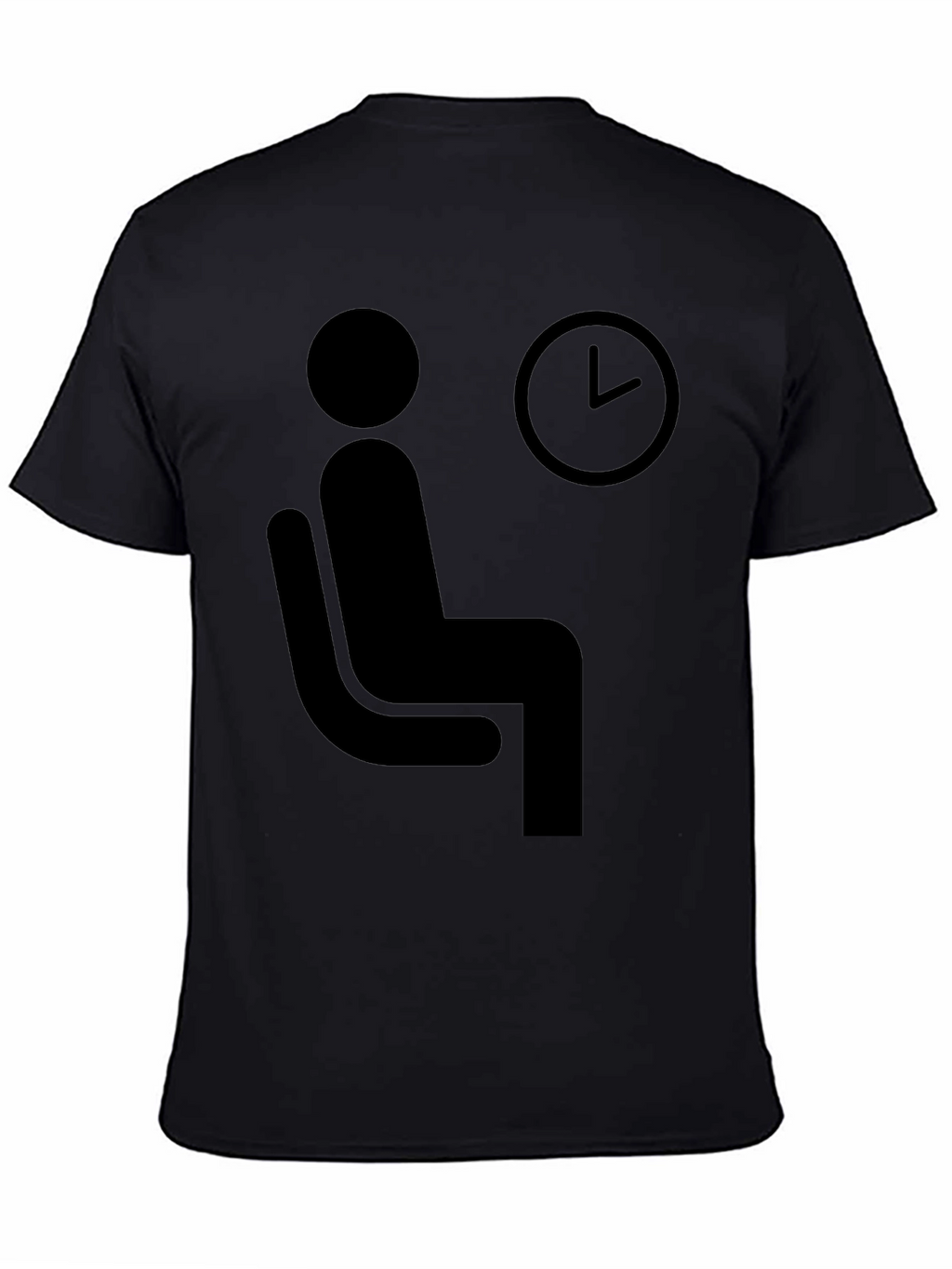 Waiting Time T-Shirt - Funny Waiting Man Graphic Tee