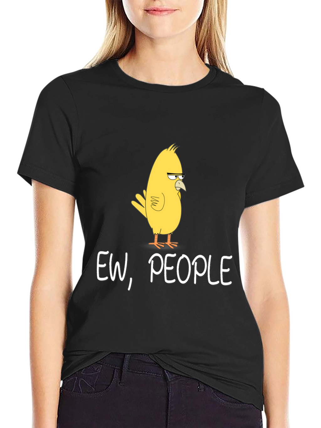 Ew People T-Shirt - Funny Bird Graphic Tee