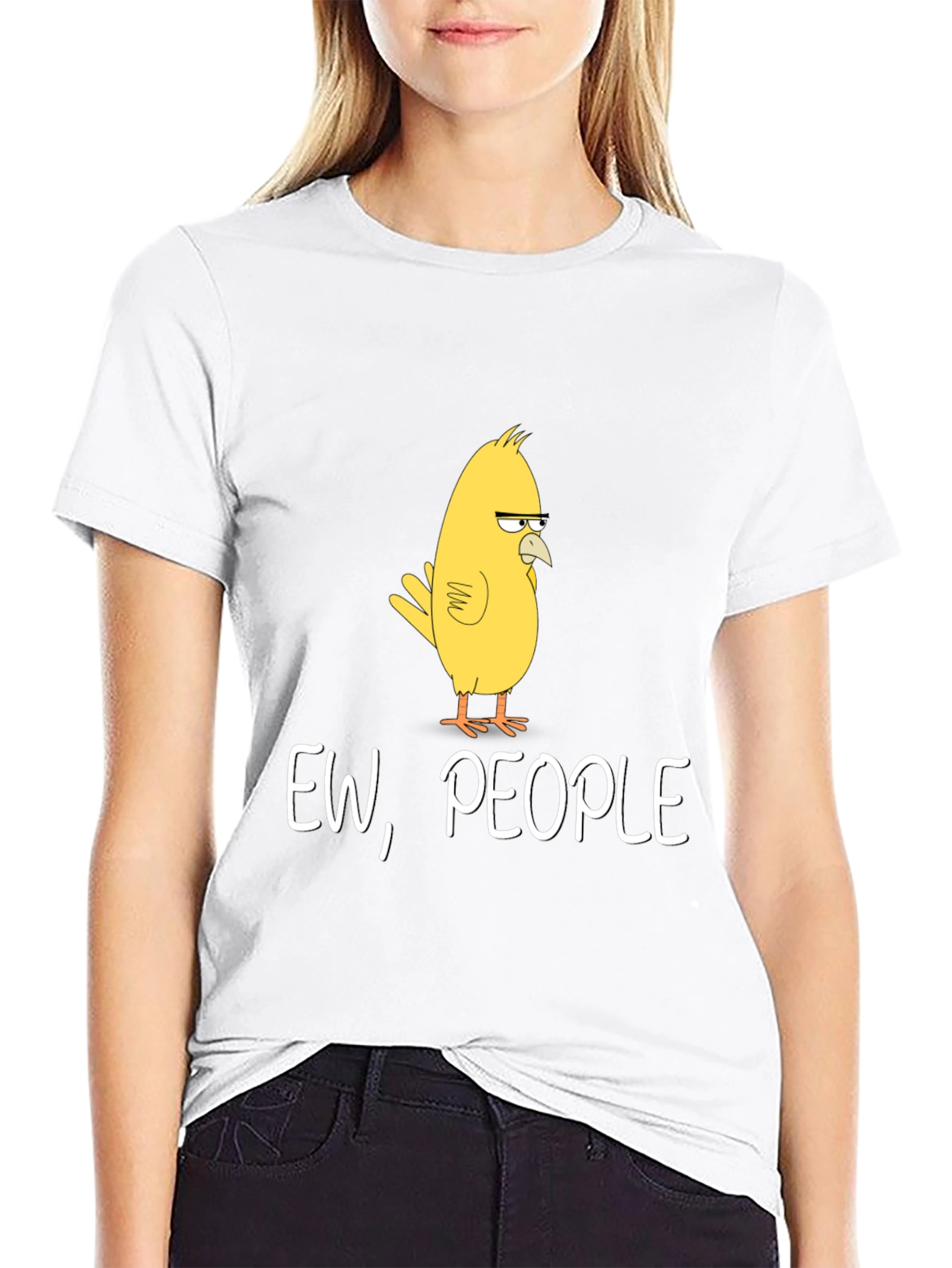 Ew People T-Shirt - Funny Bird Graphic Tee