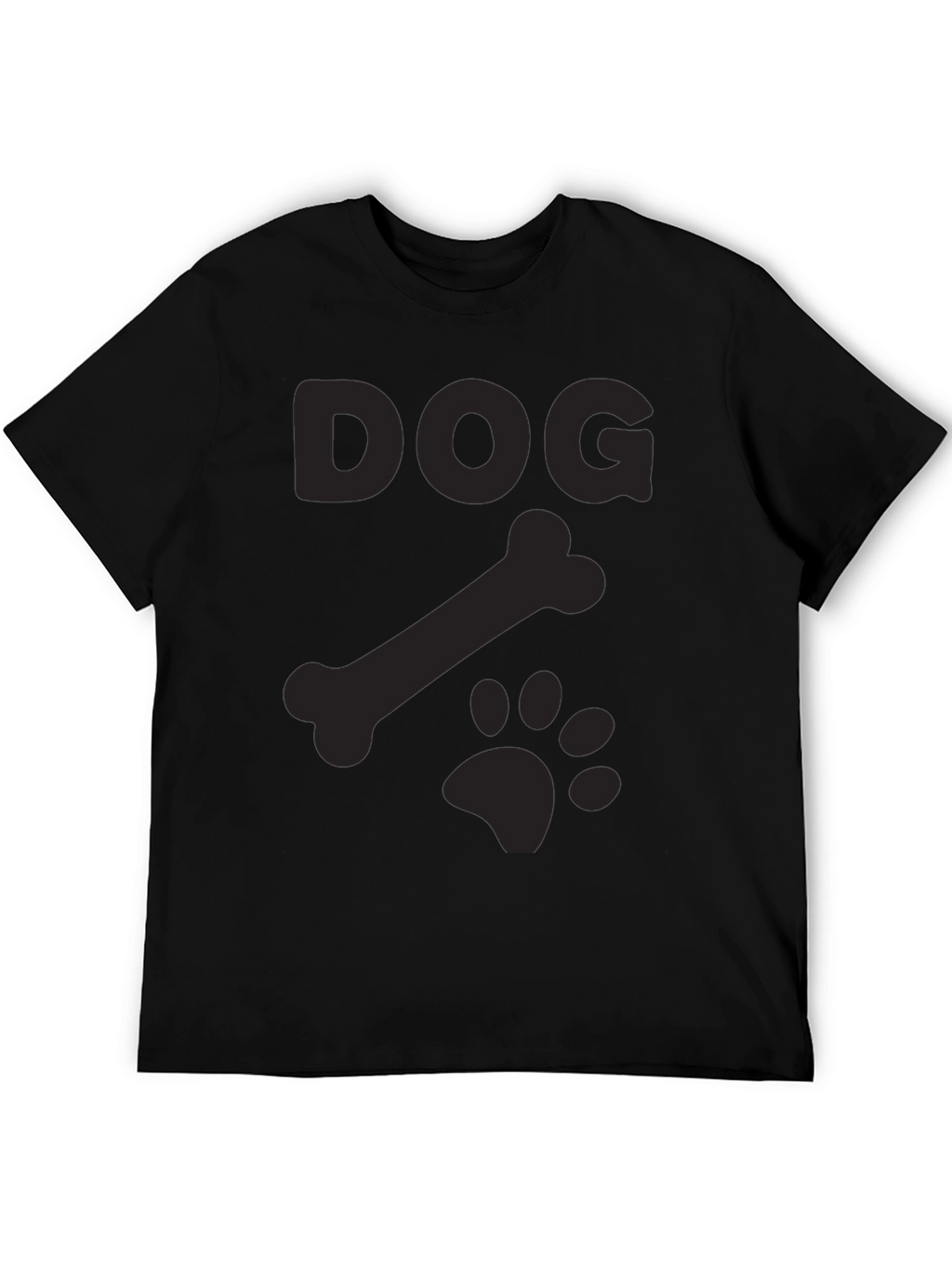 Dog Bone Paw Print T-Shirt