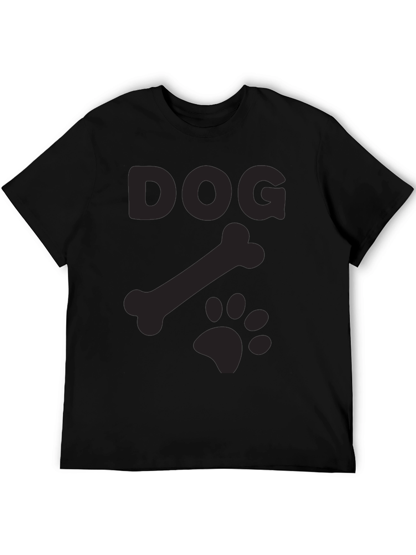 Dog Bone Paw Print T-Shirt