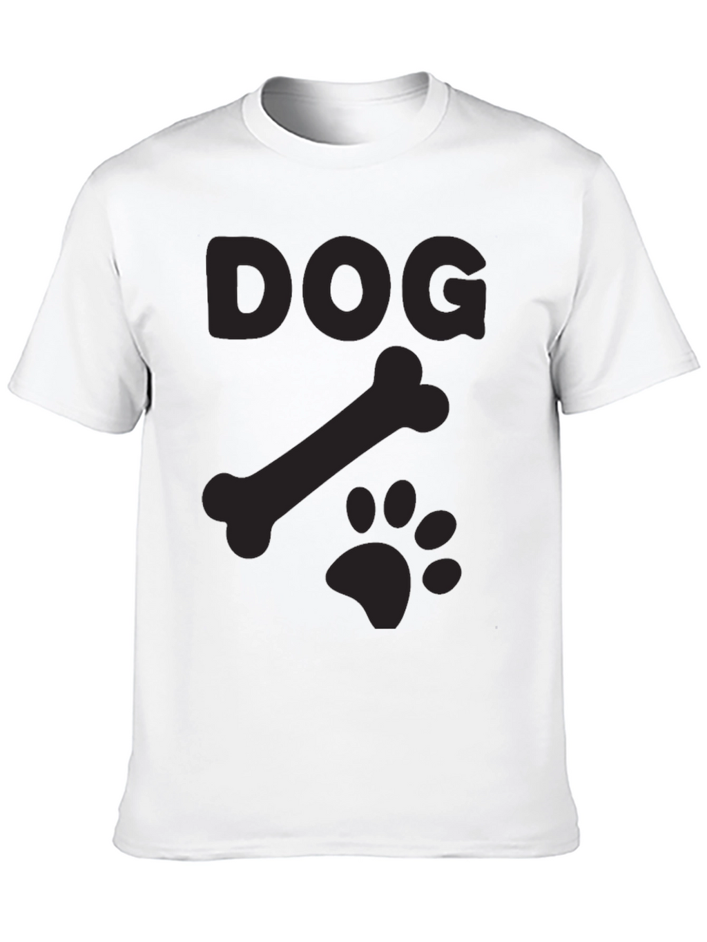Dog Bone Paw Print T-Shirt